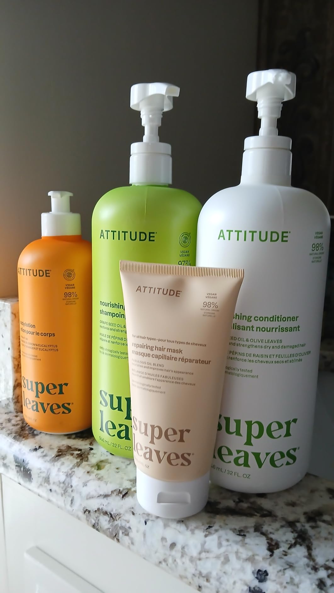 ATTITUDE Colorlast Hair Conditioner, For Color Treated Hair, Protects Color, Naturally Derived Ingredients, Vegan Detangler, Dermatologically Tested, Avocado Oil and Pomegranate, 8 Fl Oz customer photo 1