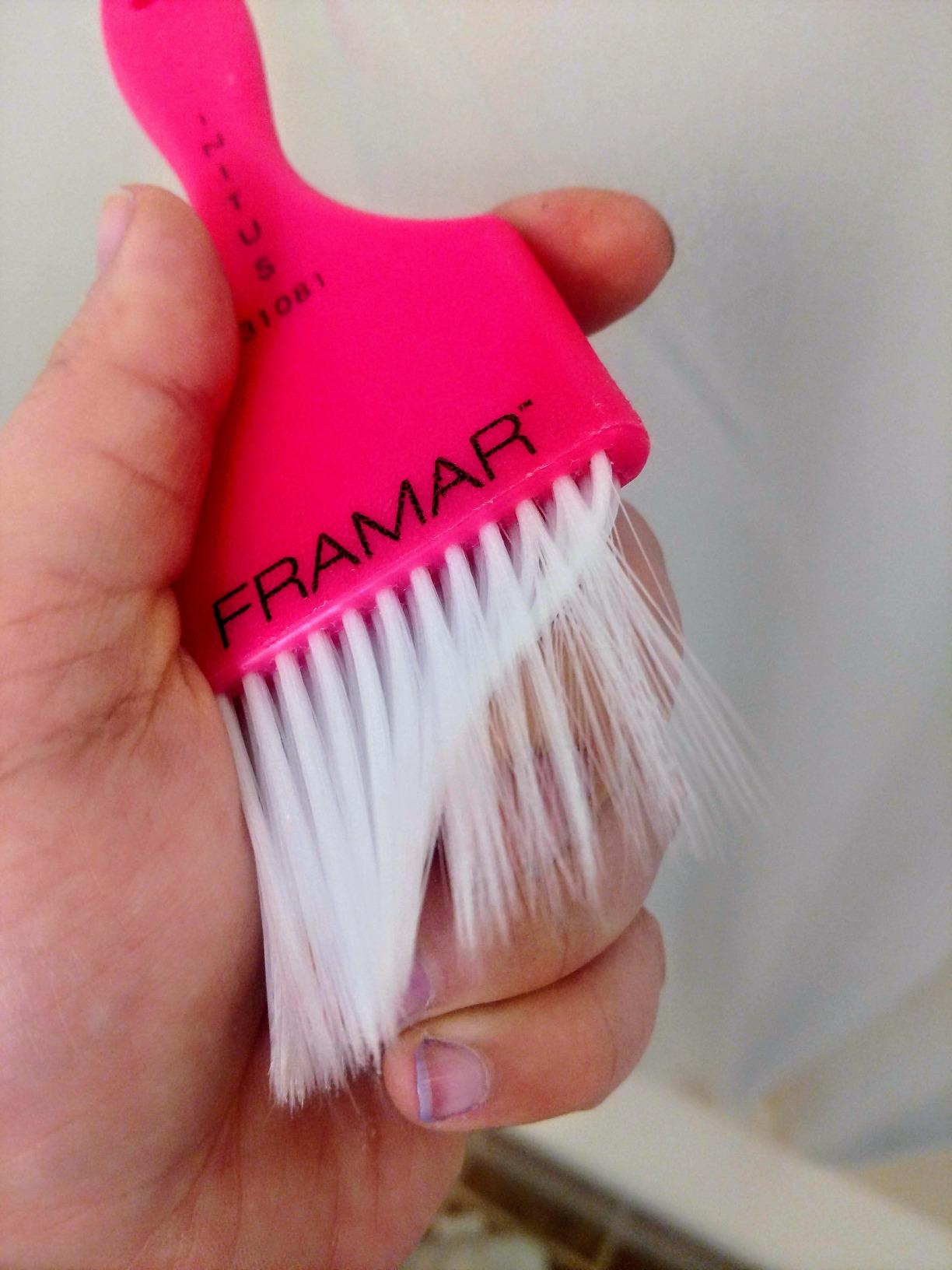 Framar Power Painter Hair Dye Brush - Hair Coloring Brush, Hair Dying Brush to Apply Hair Color, Blending Hair Color Brush Set, Balayage Tools, Dye Application Brush to Paint Hair, Tint Brush - 2 Pk customer photo 2