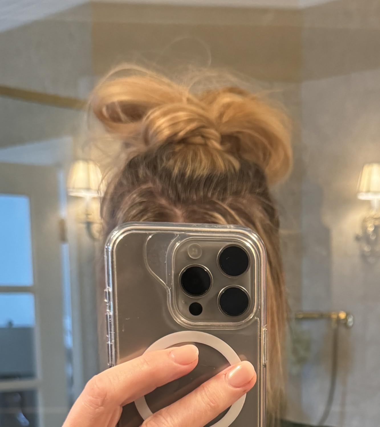 Ve Sunny Ponytail Hair Extensions Real Human Hair Wrap Around Clip in Ponytail Hair Extensions Straight Human Hair for Women Dark Brown Balayage 16 Inch 80g customer photo 1