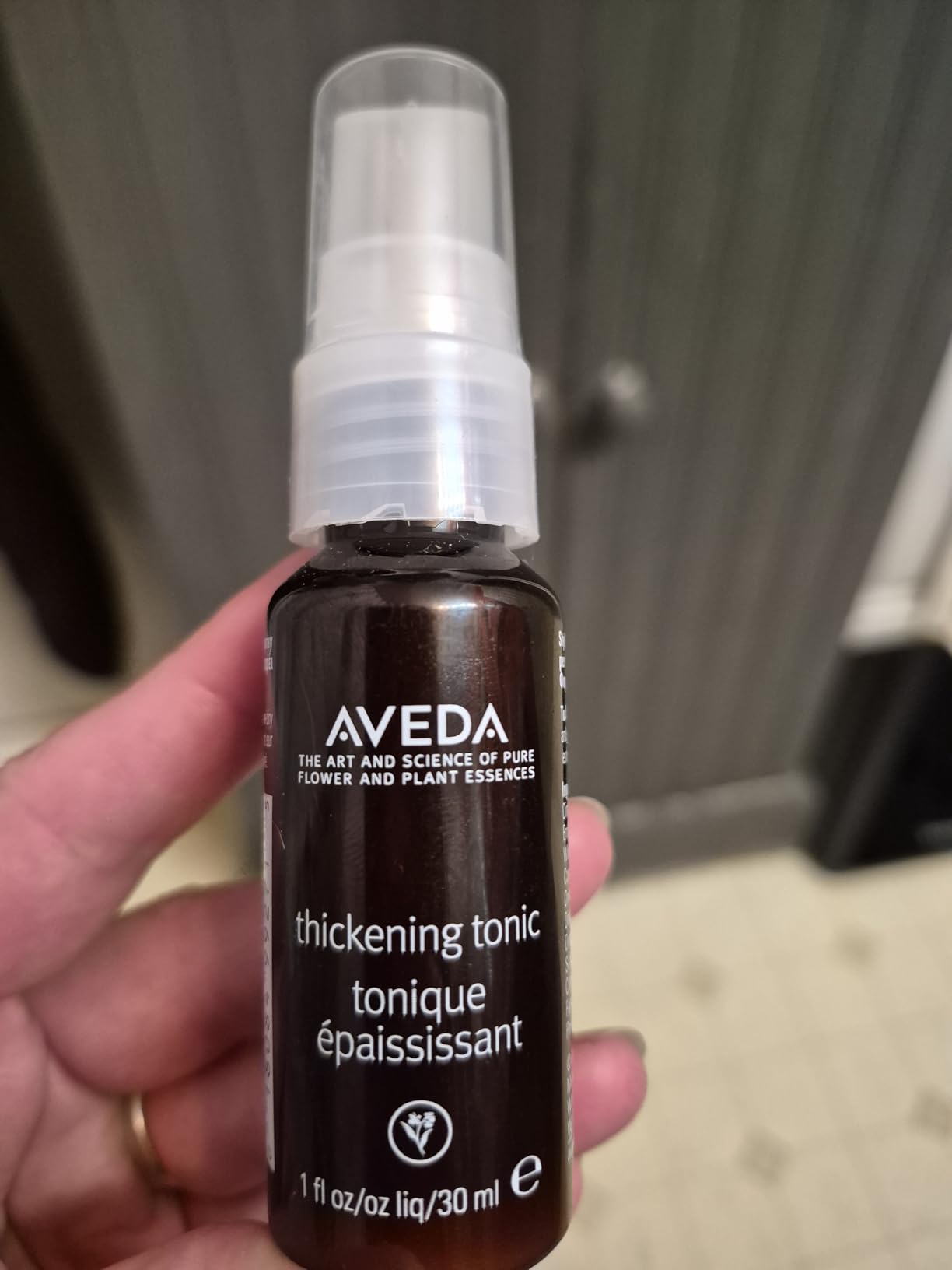 Aveda Thickening Tonic | Instantly Thickens Hair | Spray for Thin and Fine Hair | with Wheat, Corn, and Certified Organic Amla | 96% Naturally Derived customer photo 2