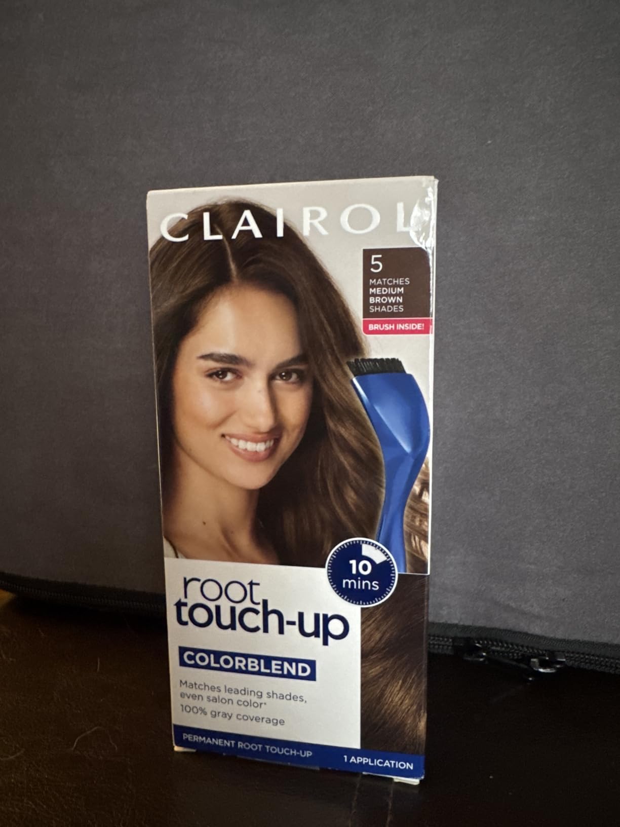 Clairol Root Touch-Up by Nice'n Easy Permanent Hair Dye, 5 Medium Brown Hair Color | 100% Gray Coverage | Easy Brush Application | Matches Professional Salon Shades | Pack of 1 customer photo 2