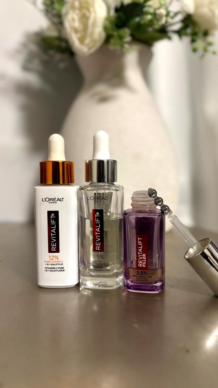 L'Oreal Paris Revitalift 1.5% Pure Hyaluronic Acid Serum for Face, Anti Aging Serum customer photo 1
