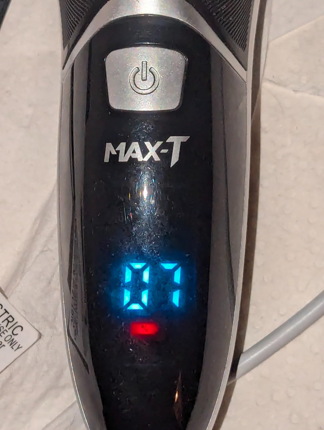 Men's Electric Shaver - MAX-T Corded and Cordless Rechargeable 3D Rotary Shaver Razor for Men with Pop-up Sideburn Trimmer Wet and Dry, IPX7 Waterproof, Plug & Play customer photo 2