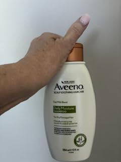 Aveeno Oat Milk Blend Moisturizing Shampoo, Ultra-Hydrating, for Dry, Damaged Hair, 12 fl oz customer photo 1