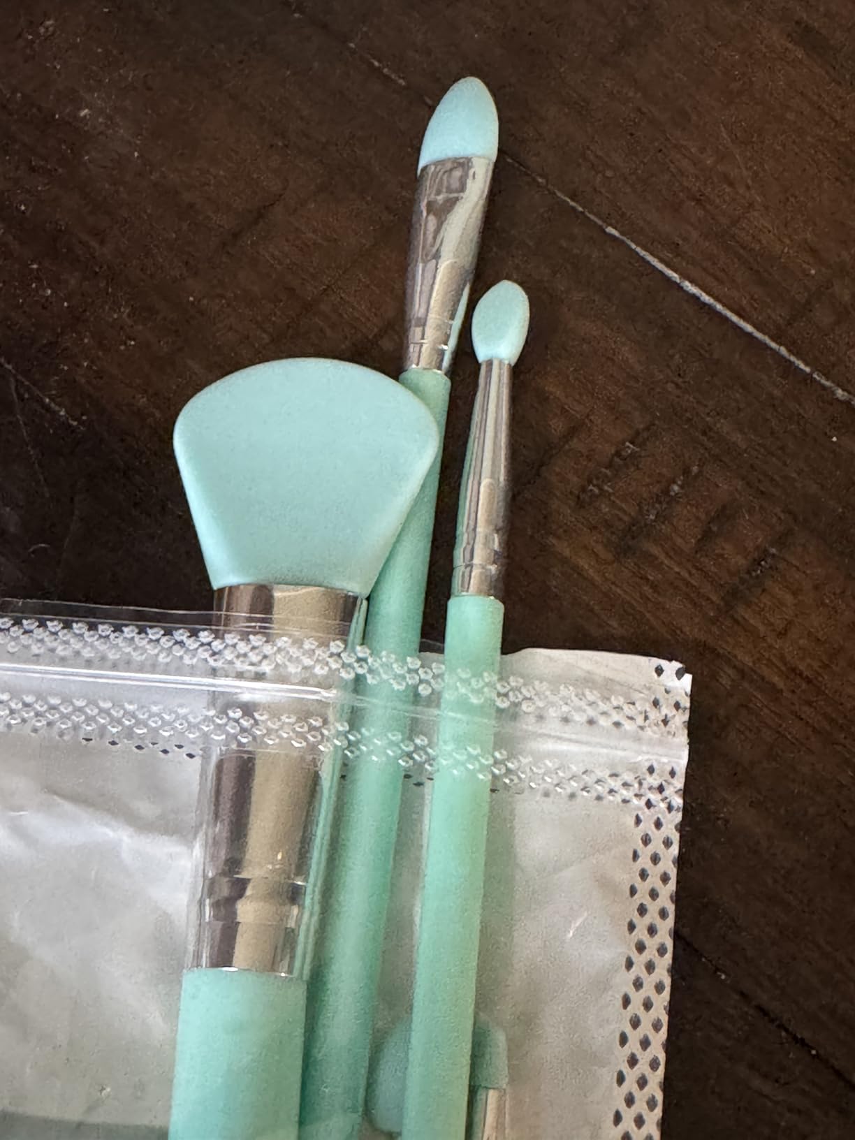 LORMAY 7-Piece Silicone Brush Set for UV Resin Crafts and Makeup, Green | Easy Clean for DIY Epoxy Art and Makeup, Soft Reusable Tools, Gentle Applicator Suitable for All Skin Types customer photo 2