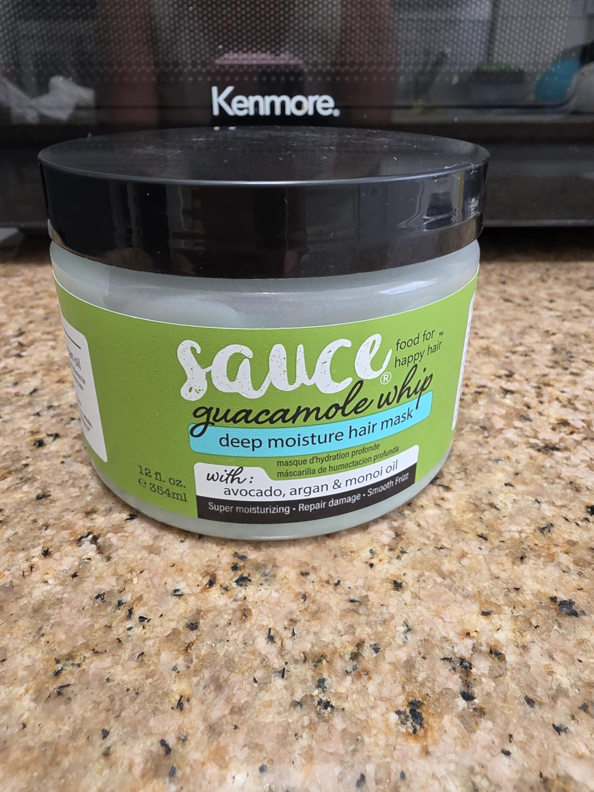 SAUCE Deep Conditioning Hair Mask for Dry Damaged Hair, Guacamole Whip 12 Fl Oz with Avocado, Jarrah Honey, Monoi & Argan Oil customer photo 1