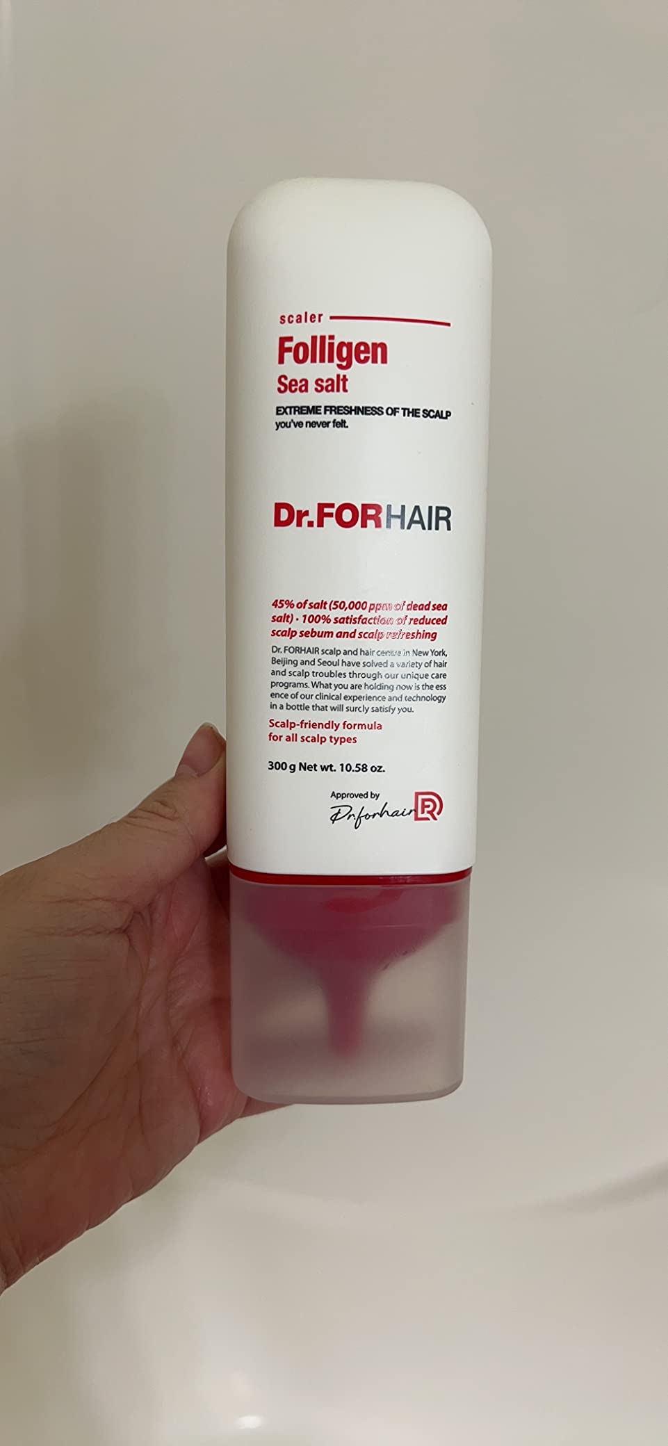 Dr.FORHAIR Folligen Tonic 4.06 fl oz | Scalp Serum for Hair Care | Scalp Care and Nourishment | Revitalizing Tonic for Healthy Scalp & Hair Thickening customer photo 1