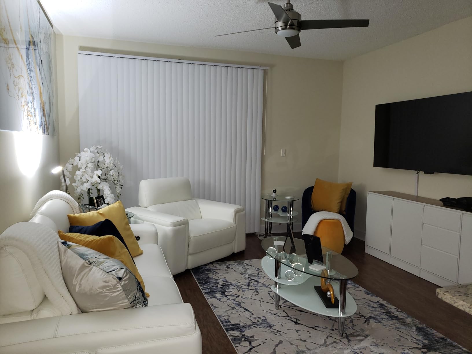 Daylight Company, LLC U35108 Slimline 3 Table Lamp-LED-80 CRI-Eye Care-4 Brightness Levels, 3,000 LUX at 30 cm, 1,065 LUMENS-4 Step DIMMER Mode, Brushed Steel, 25.6 x 30 x .8 customer photo 1