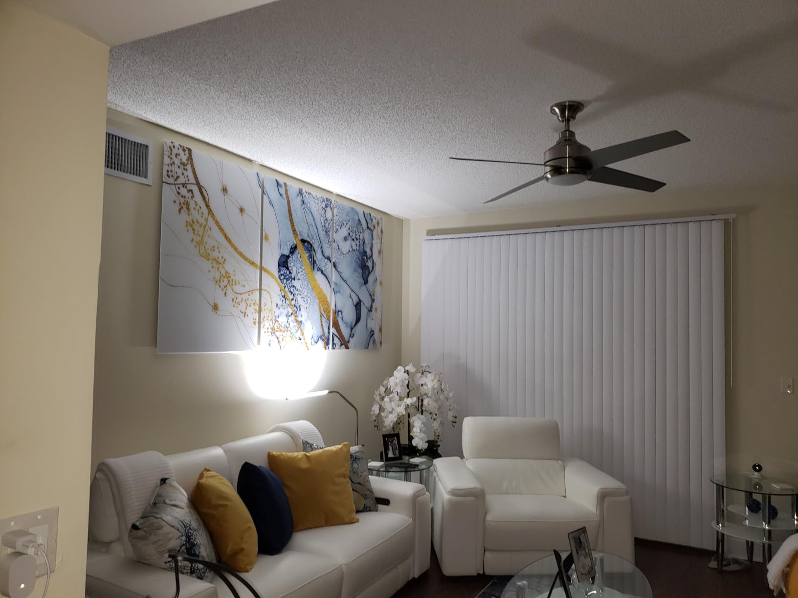 Daylight Company, LLC U35108 Slimline 3 Table Lamp-LED-80 CRI-Eye Care-4 Brightness Levels, 3,000 LUX at 30 cm, 1,065 LUMENS-4 Step DIMMER Mode, Brushed Steel, 25.6 x 30 x .8 customer photo 2
