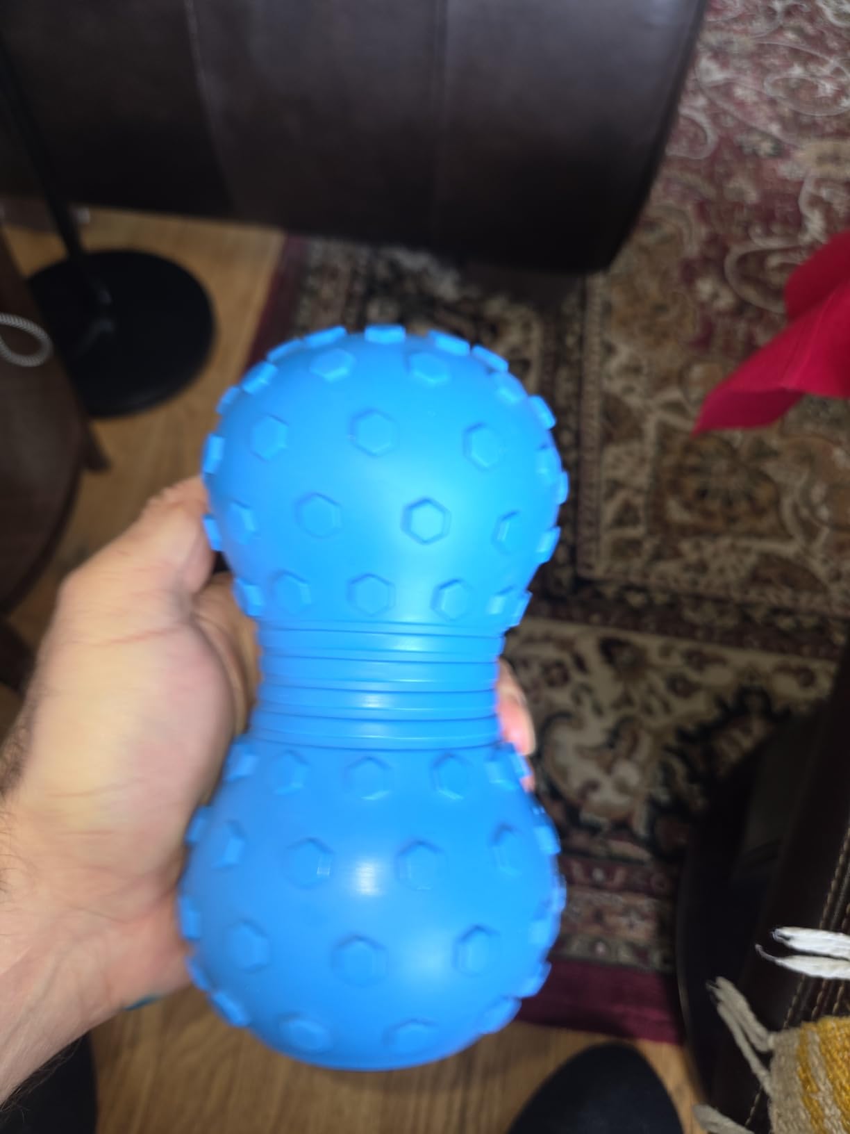 LifePro Velocity Vibrating Peanut Massage Ball with 4-Speed Vibration Modes | Rechargeable, Auto Shutoff, LED Battery Indicator - Double Lacrosse Ball for Deep Tissue Massage, Back, Waist & Feet Wellness customer photo 1