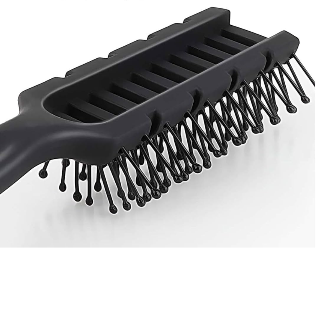 Balon Hair Brush for Women & Men, Speed Dry Vent Hair Brushes, Pain-Free Detangling Brush for All Wet or Dry, Curly Hair Brush(Black) customer photo 1