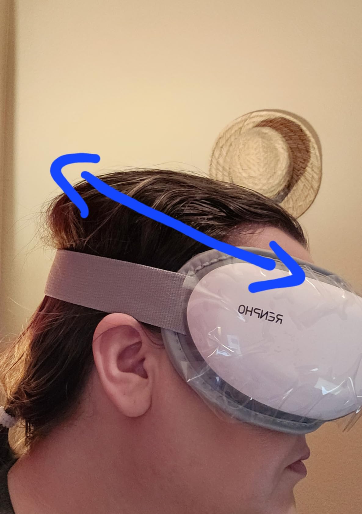 RENPHO Eyeris 1 Eye Massager with Heat, Heated Massage Eye Mask customer photo 1