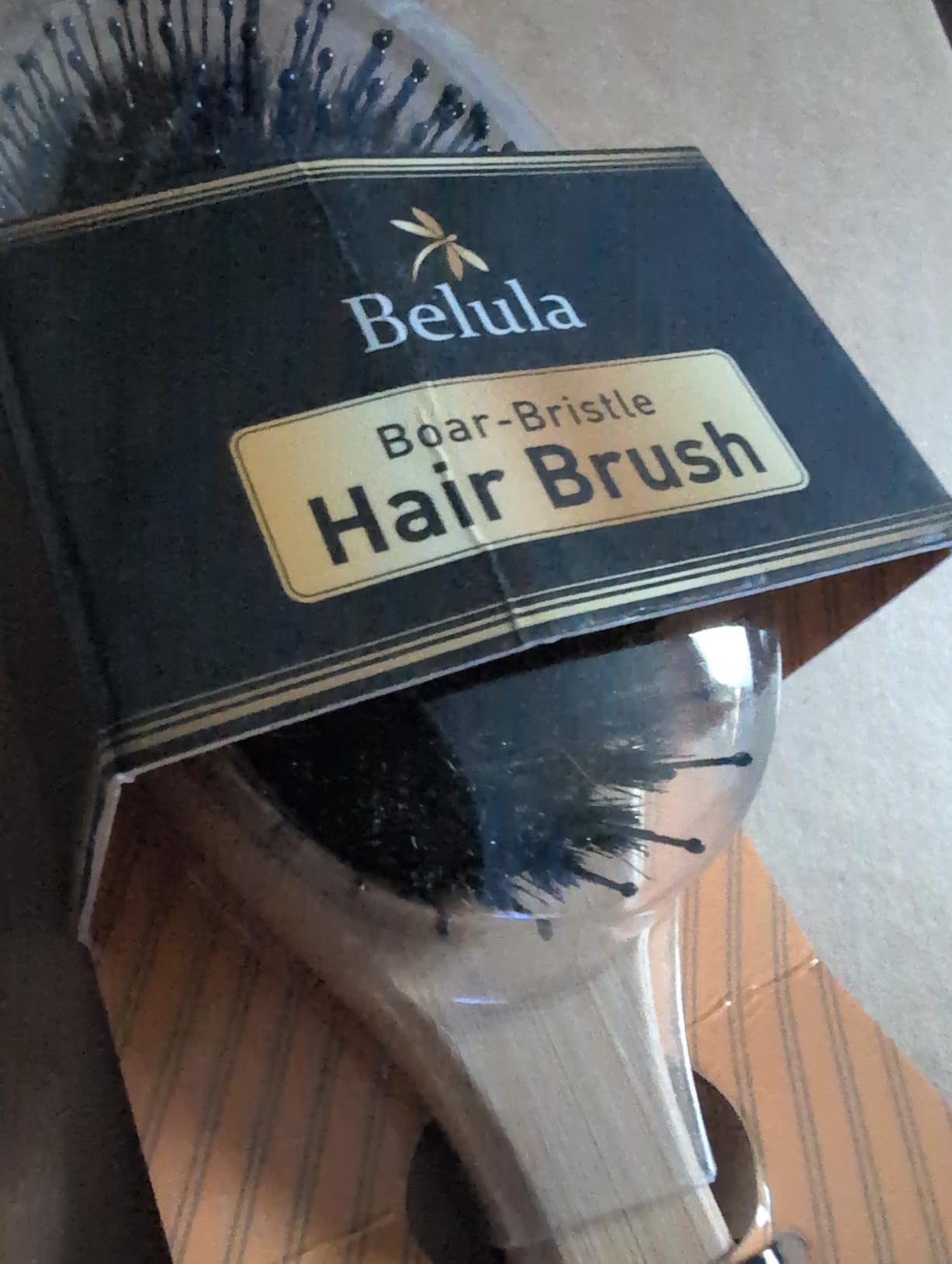 Belula Boar Bristle Hair Brush for Women and Men, Detangle Any Type of Hair | Boar bristles and nylon pins, comfortable scalp massage, boosts circulation, eco-friendly bamboo, replaces multiple brushes customer photo 1