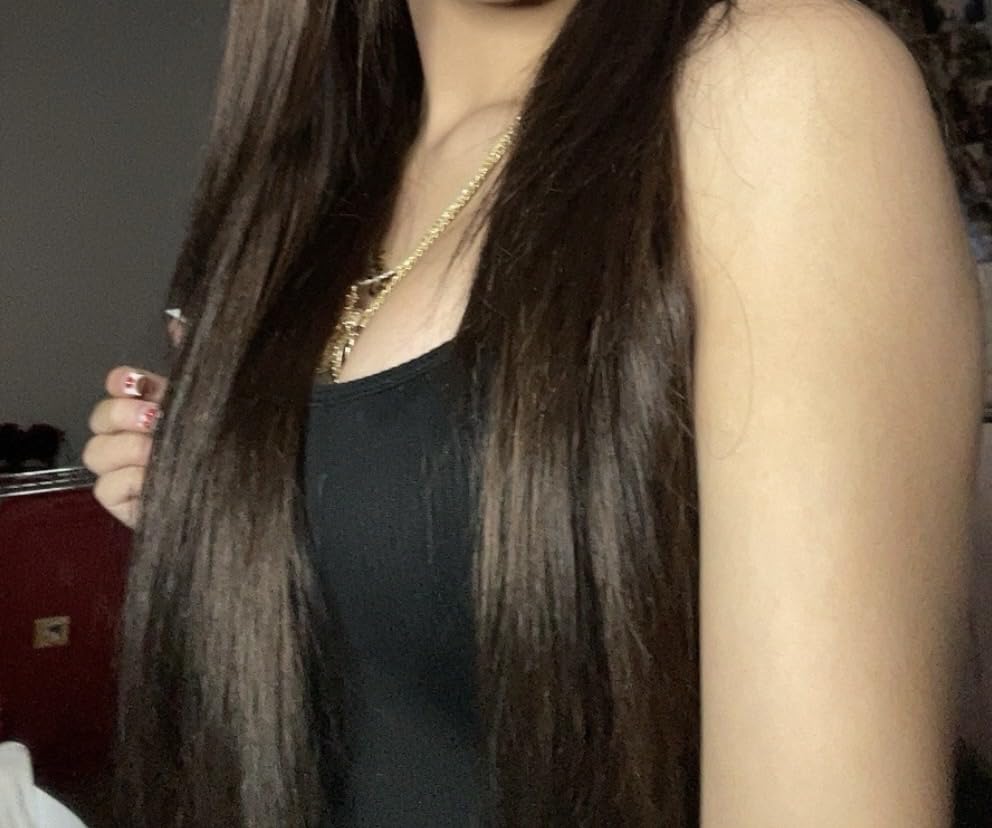 SUYYA Tape in Hair Extensions Natural Black 100% Remy Human 20 inches 20pcs 50g/pack Straight Seamless Skin Weft Hair customer photo 2