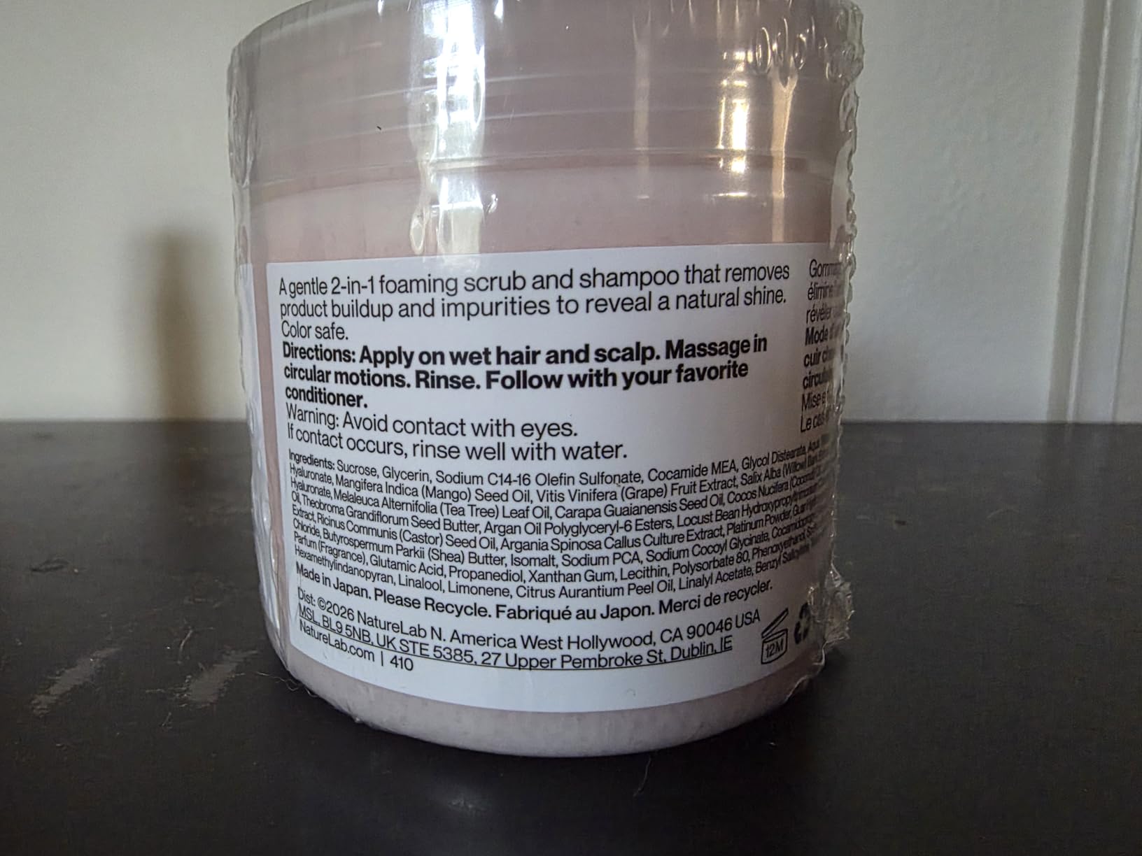 NatureLab.TOKYO Perfect Clean Scalp Scrub & Clarifying Shampoo customer photo 2