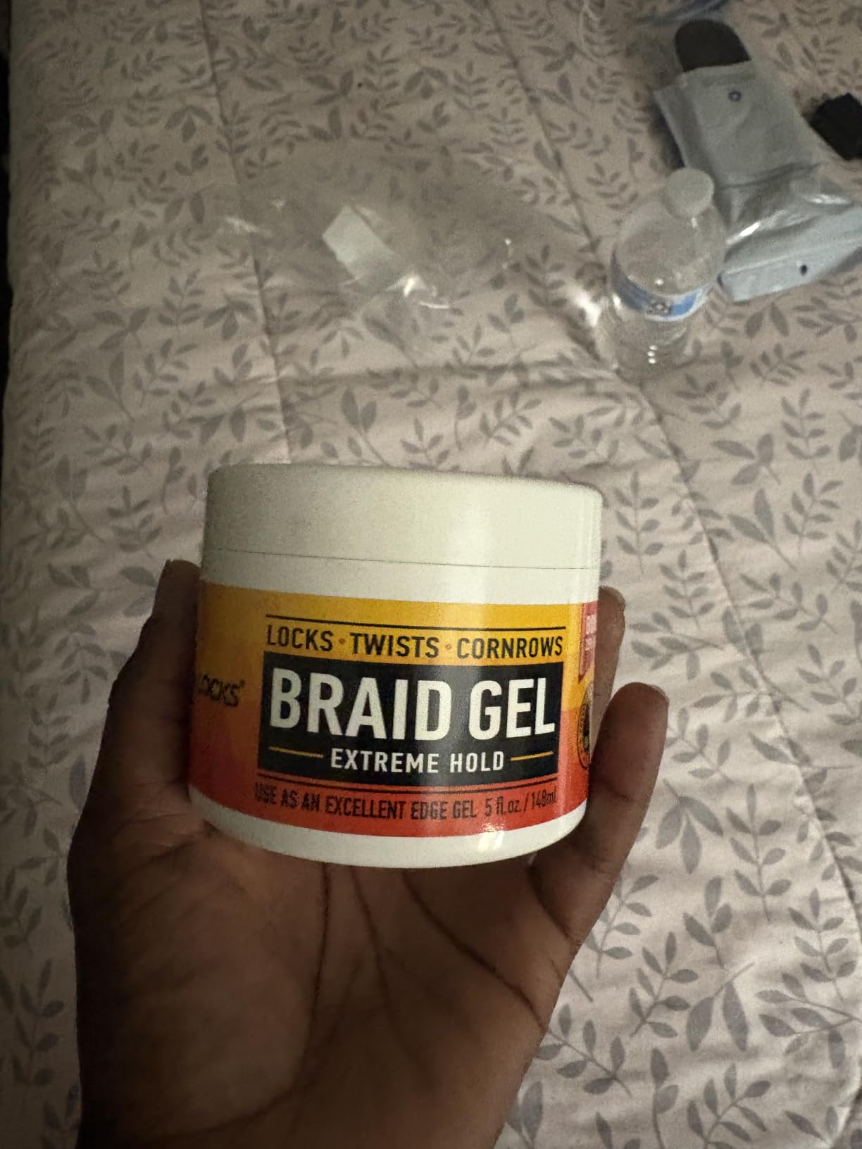 AllDay Locks Braid Gel Extreme Hold - Braiding Gel for Cornrows, Locks, & Twisting, Moisturizing Edge Control for Women and Men, Natural Formula for Extreme Hold - 5 oz customer photo 1