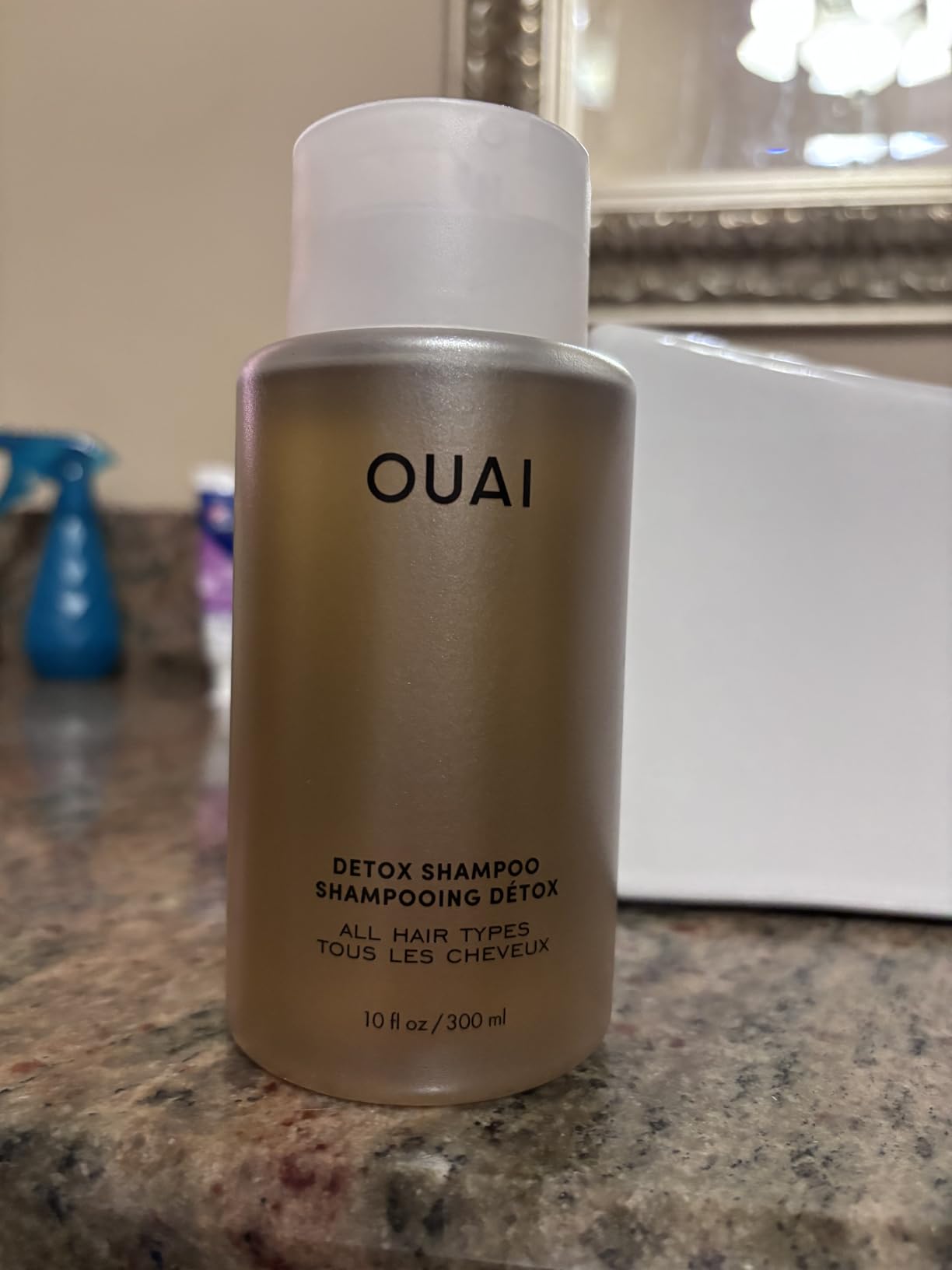 OUAI Detox Shampoo - Clarifying Shampoo for Build Up (10 Fl Oz) | Dirt, Oil, Product and Hard Water - Apple Cider Vinegar & Keratin for Clean, Refreshed Hair - Sulfate-Free Hair Care customer photo 2