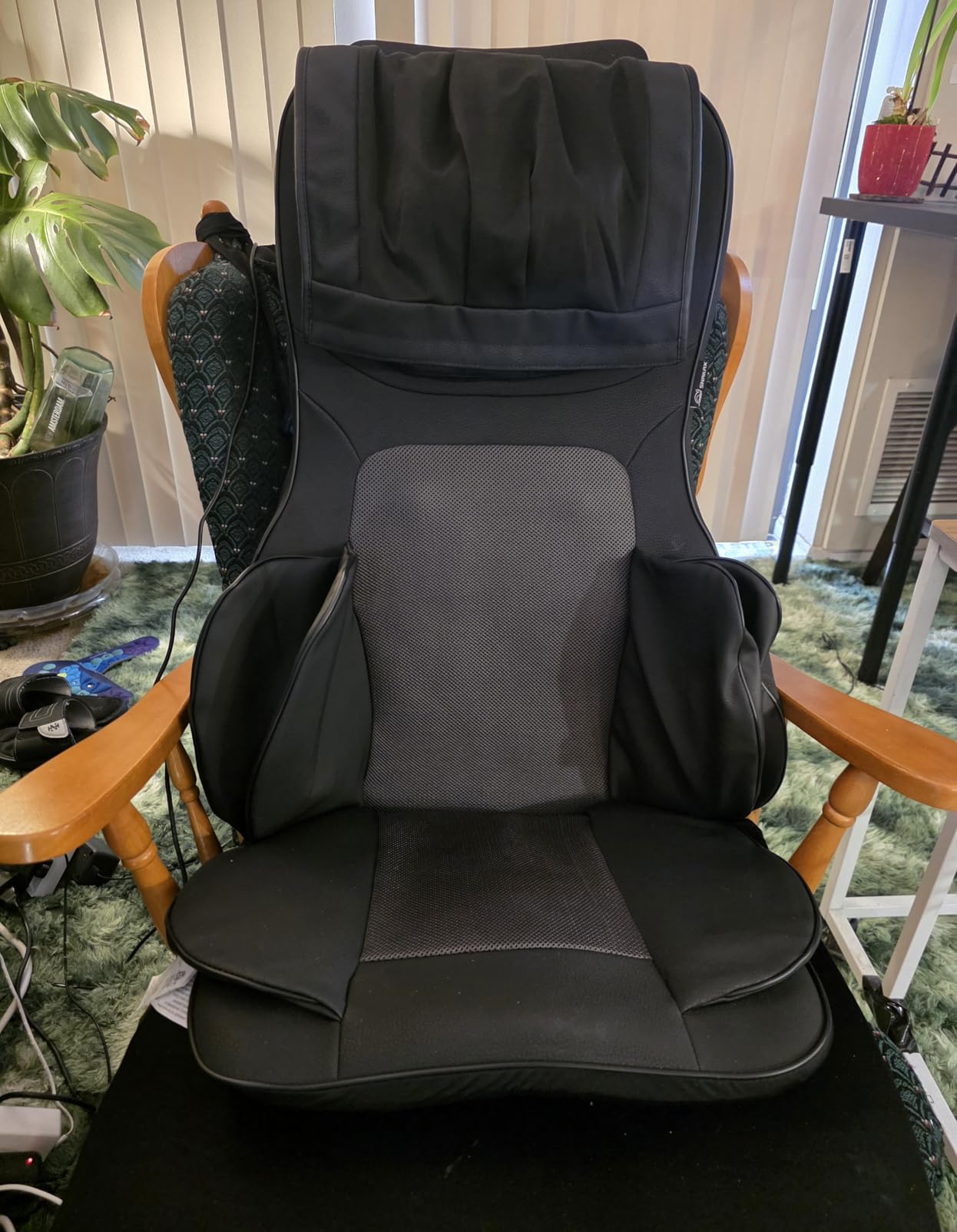Snailax Neck Back Massager with Heat, Full Body Massage Chair Pad, Adjustable Compression, Rolling, Shiatsu Massage Seat Cushion, Chair Massagers,Gifts for Women, Man (Upgrade) customer photo 2
