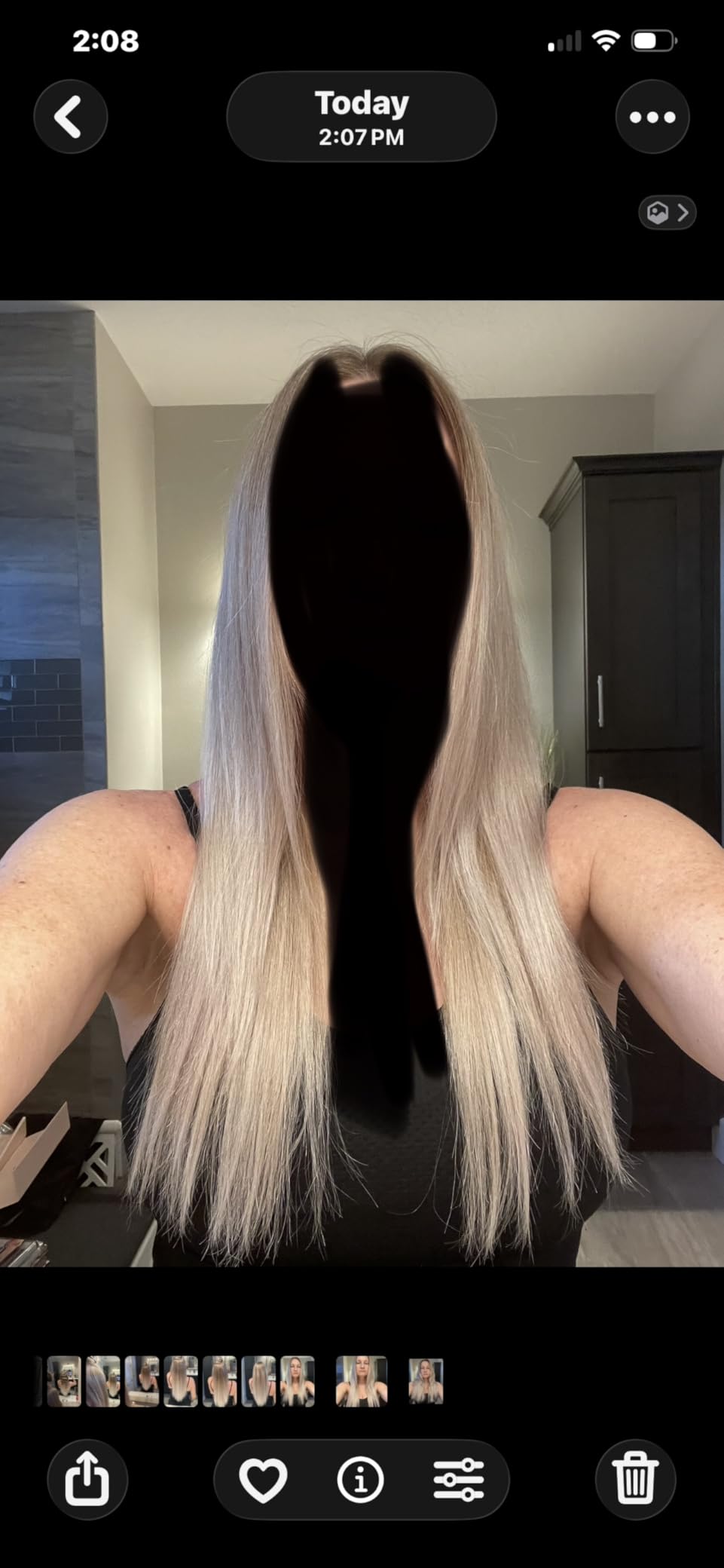 L'ANGE HAIR Le Vite Straightening Brush | Heated Hair Tool for Smoother, Frizz-Controlled Look | Dual-Voltage Hot Brush Straightener for Effortless Styling & Shine | Ceramic Standard Size (Blush) customer photo 2
