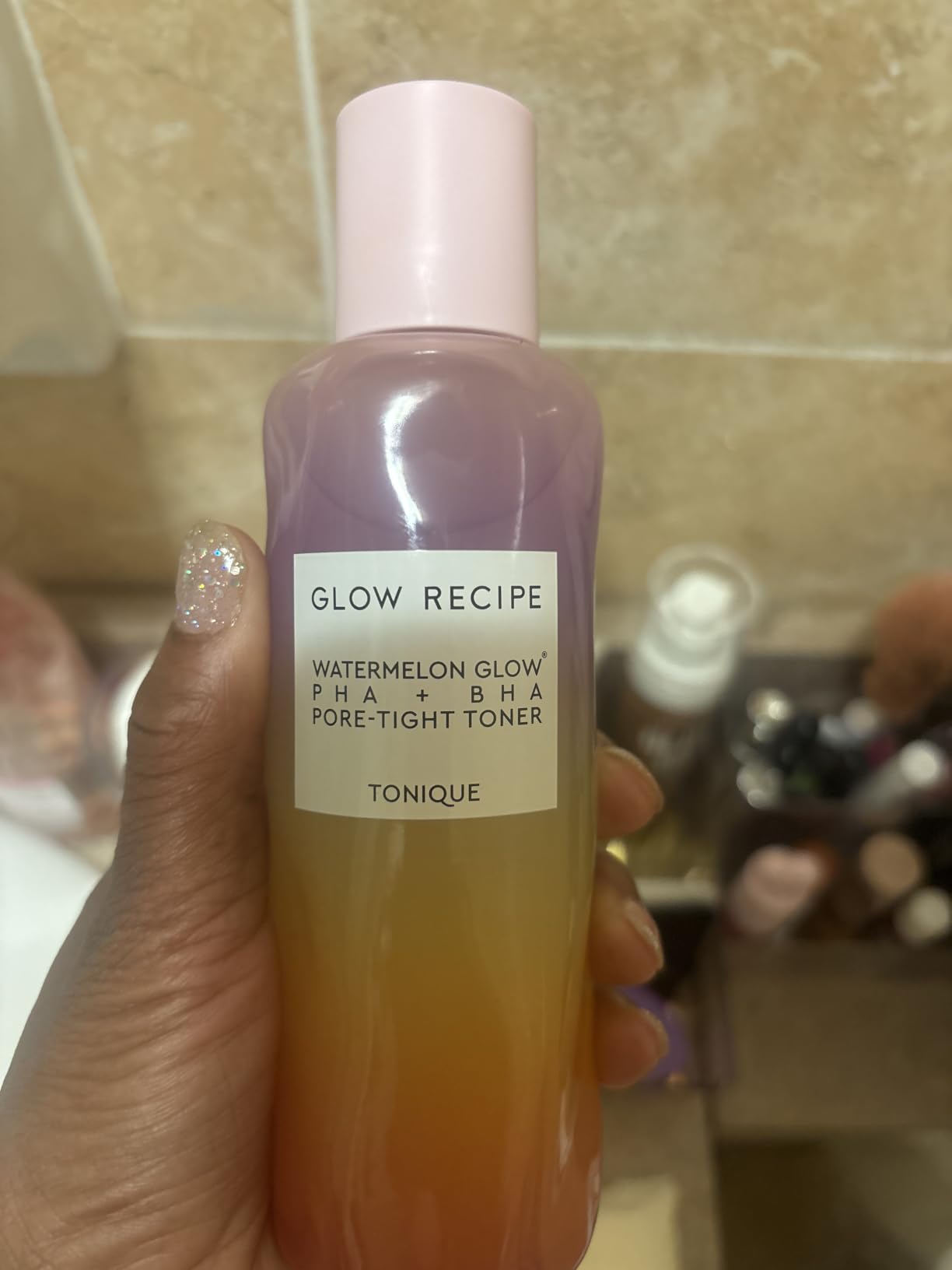 Glow Recipe PHA + BHA Face Toner, Korean Exfoliating Toner for Pores, Gentle Chemical Exfoliant + Hydrating Toner, Watermelon, Cactus Water + Glycerin (150ml) customer photo 1