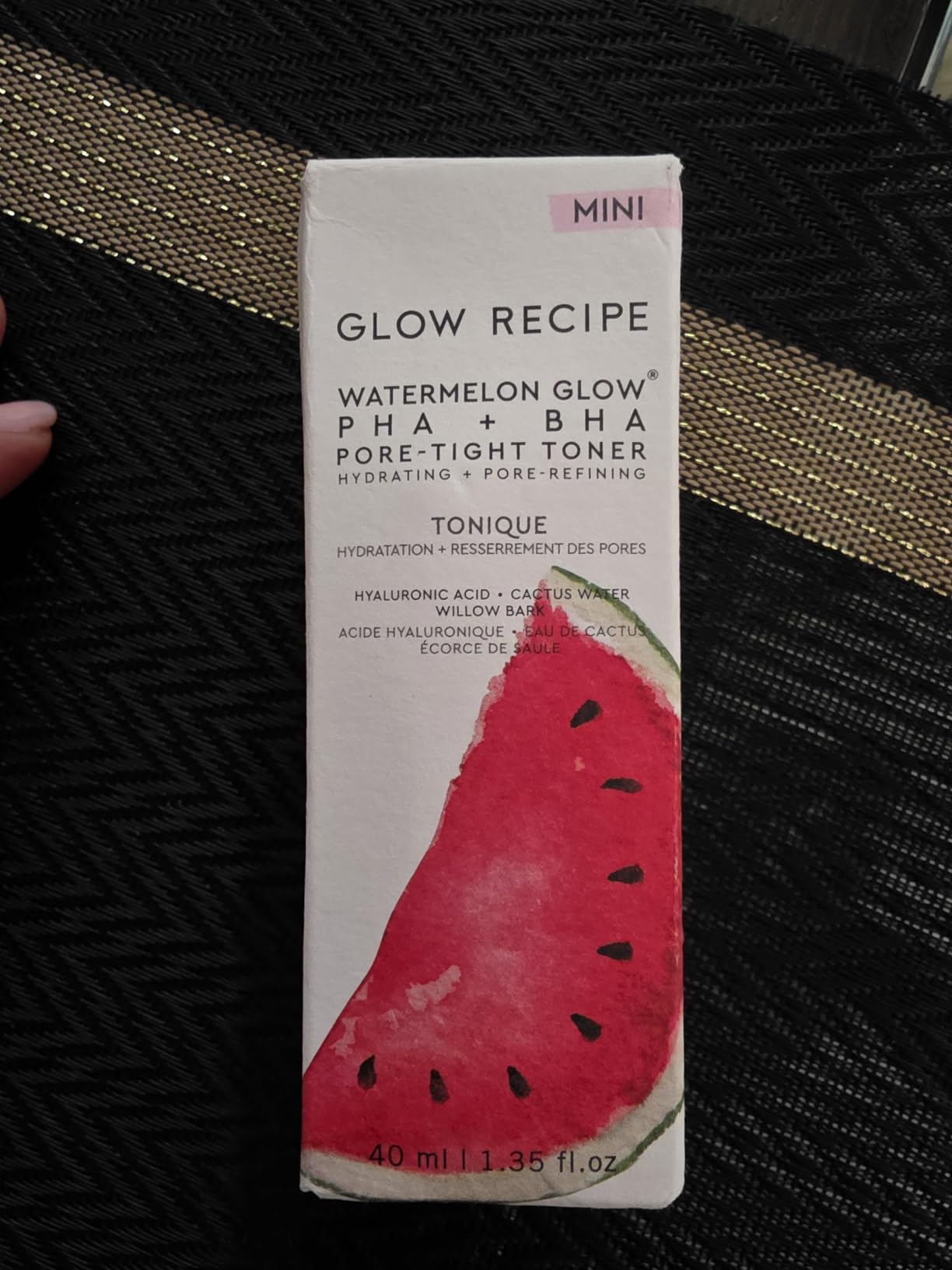Glow Recipe PHA + BHA Face Toner, Korean Exfoliating Toner for Pores, Gentle Chemical Exfoliant + Hydrating Toner, Watermelon, Cactus Water + Glycerin (150ml) customer photo 2