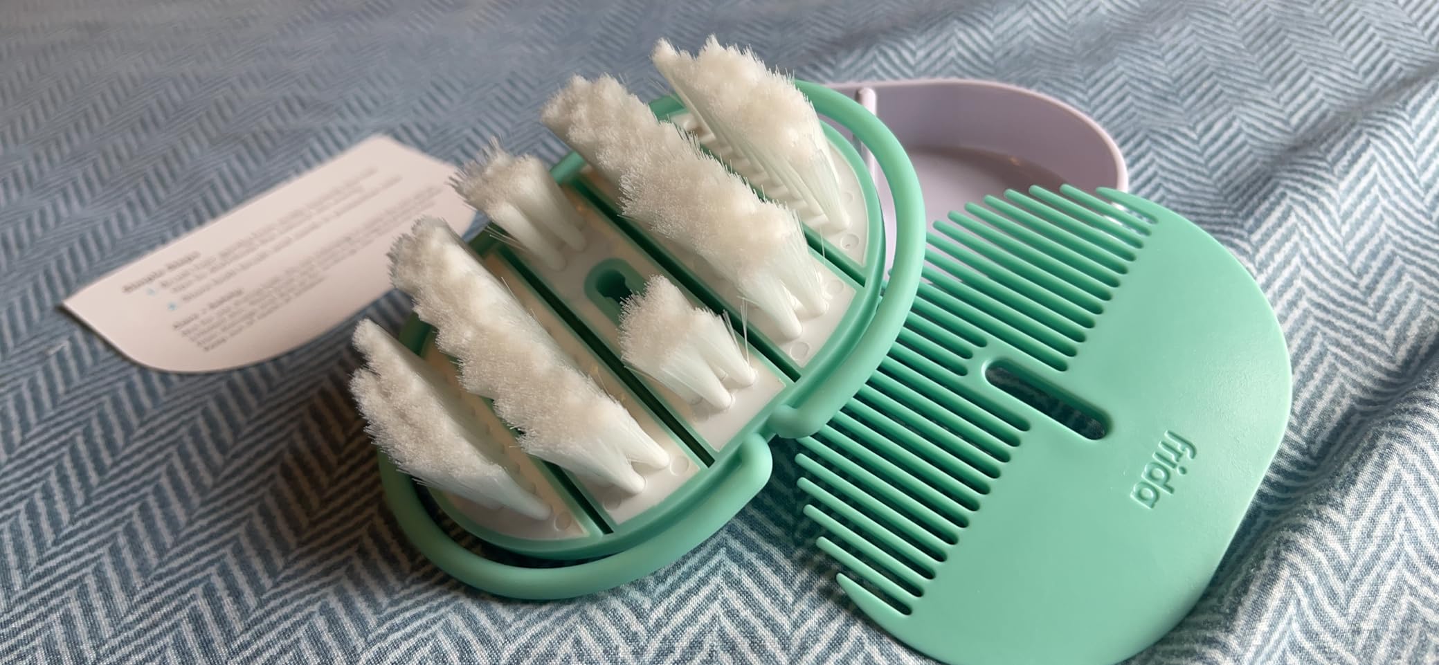 Frida Baby Infant Head-Hugging Baby Hairbrush and Comb Set, Newborn and Up customer photo 2