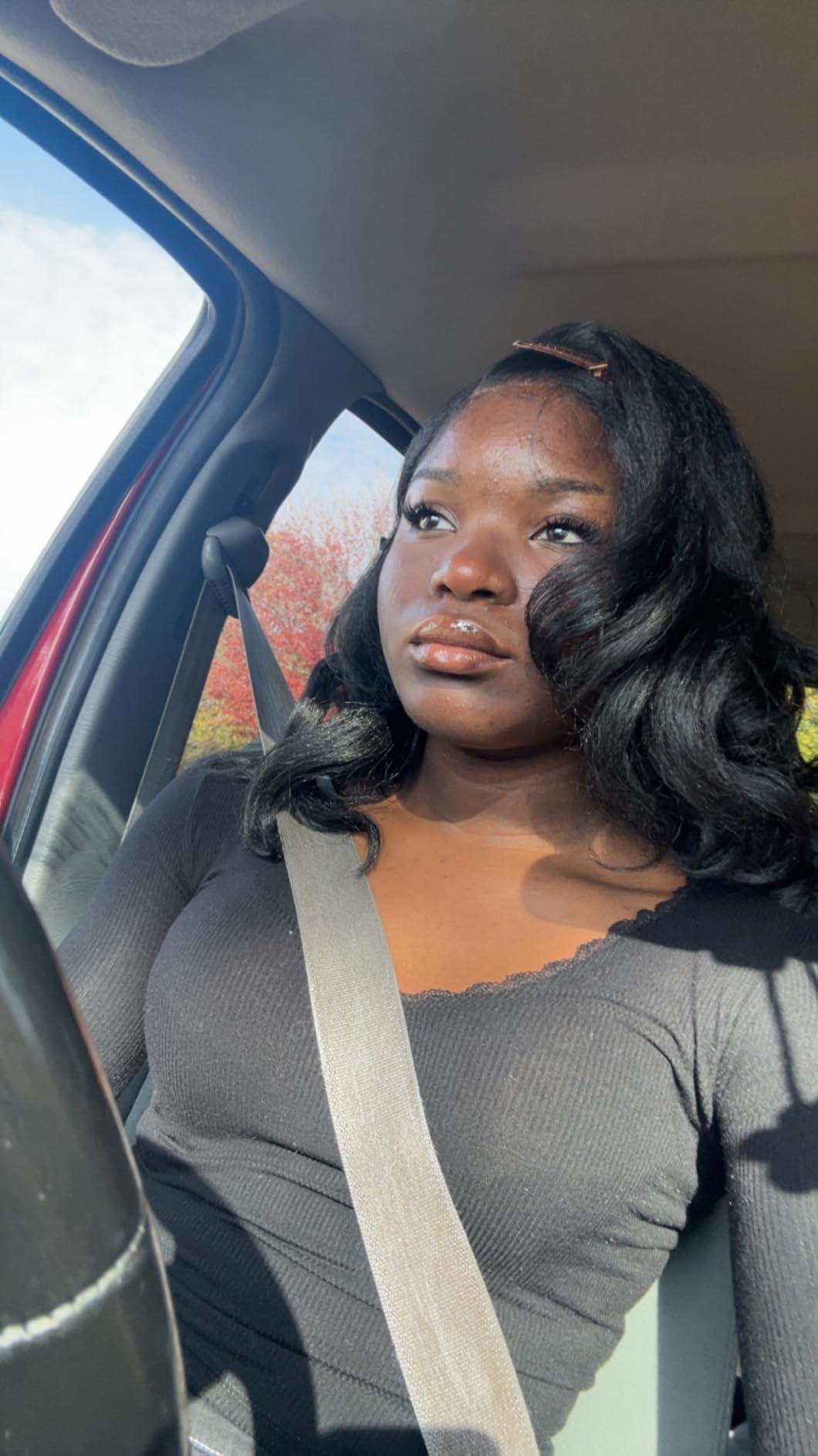 Sensationnel What Lace 13x6 Wig-Latisha, 1 JETBLACK | Lace Front, Hand-Tied, Synthetic, Natural Density Pre-Plucked Hairline, Glueless customer photo 1