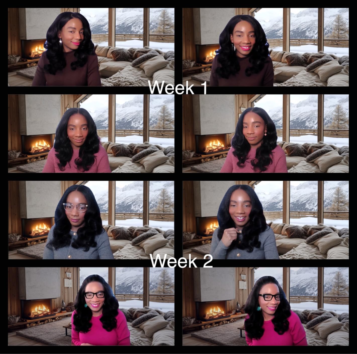 Sensationnel What Lace 13x6 Wig-Latisha, 1 JETBLACK | Lace Front, Hand-Tied, Synthetic, Natural Density Pre-Plucked Hairline, Glueless customer photo 2
