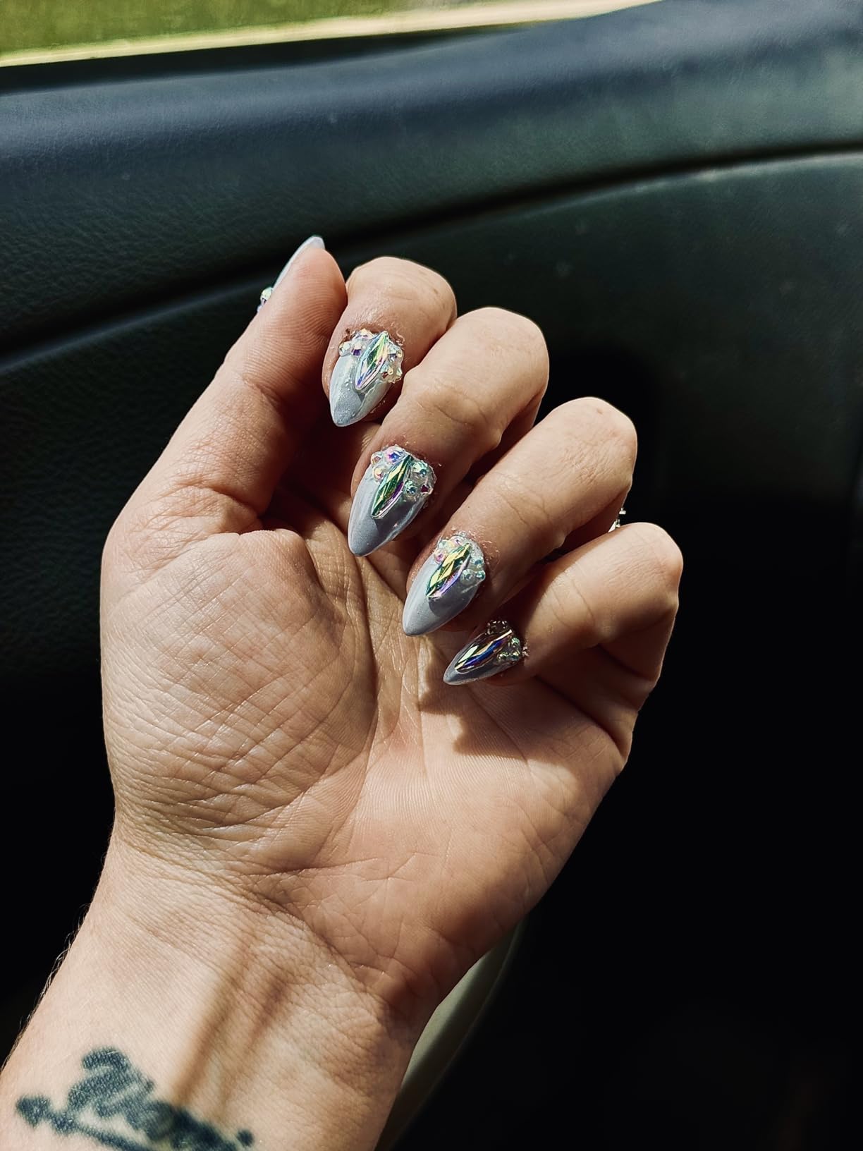 Beetles Gel Polish Nail Glue with Nail Gems Set | Nail Rhinestone Glue Crystal Glass Rhinestones For Nail Art, Nail Gems with Double-Ended Nail Brush customer photo 1