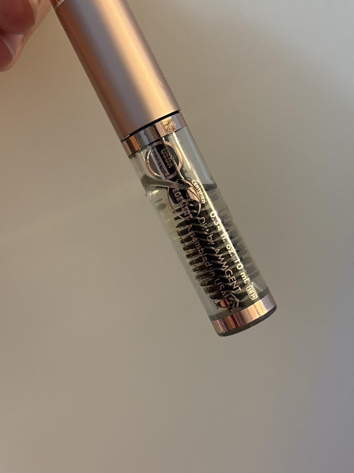 Organic Castor Oil Eyelash Growth Serum, Eyebrow Lash Serum for Hair Growth | 2oz Glass Bottle + Ready-to-Use Filled Dual Ended Tube. 100% Pure Cold Pressed Hexane-Free. For Hair & Skin. Made in USA. customer photo 2