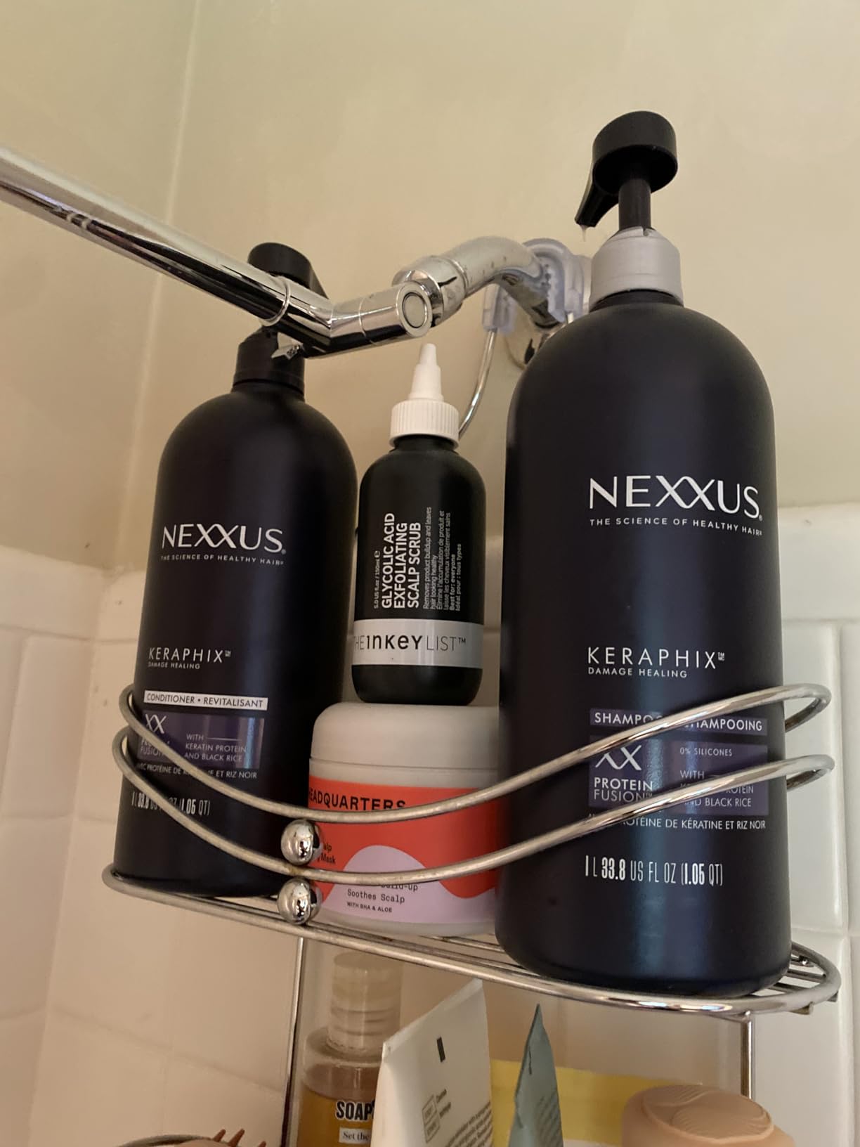 Nexxus Keraphix Shampoo and Conditioner - Damaged Hair Treatment System with Keratin Protein and Black Rice, 2 Count & 3 Repair Masks Treatment, 33.8 oz, 1.5 oz, 3 Count, 5 Count customer photo 1