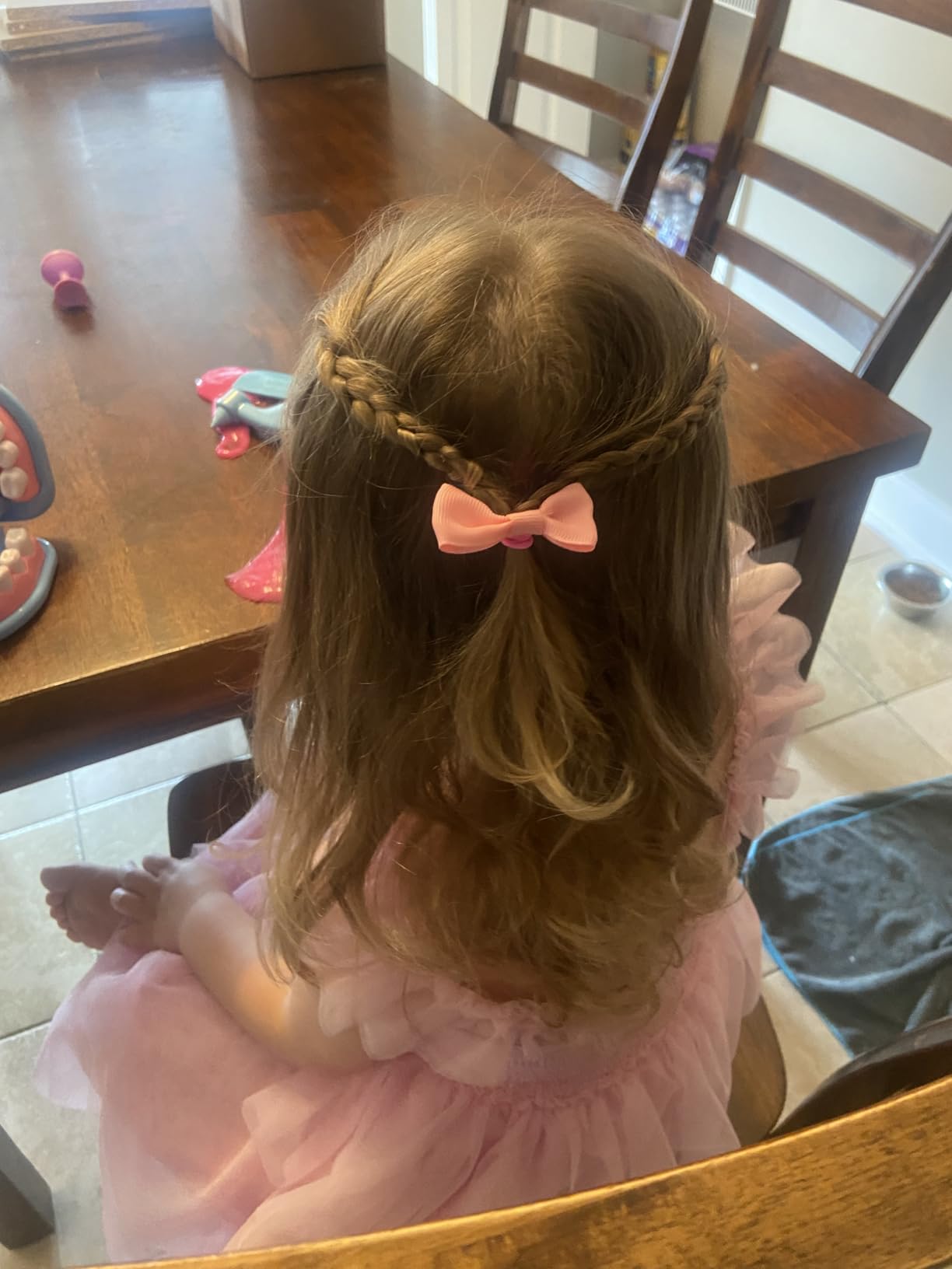 Baby Hair Ties with Bows for Toddler Girls, 2 Inch Elastic Ponytail Holders | 40Pcs Toddler Hair Accessories Small Hair Ties for Fine Thin Hair customer photo 1