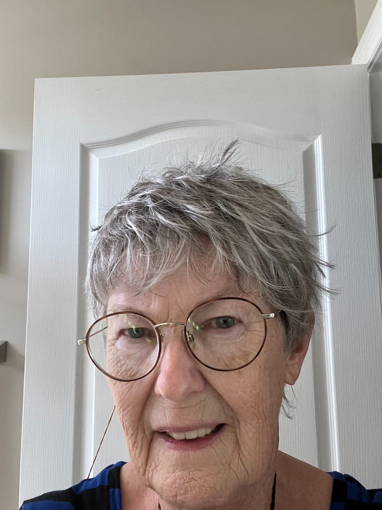 Paula Young Vikki WhisperLite Wig Short, Sassy Pixie Wig with Texture-Rich Layers and Natural Looking Hand-Tied Crown/Multi-tonal Shades of Blonde, Silver, Brown, and Red customer photo 2