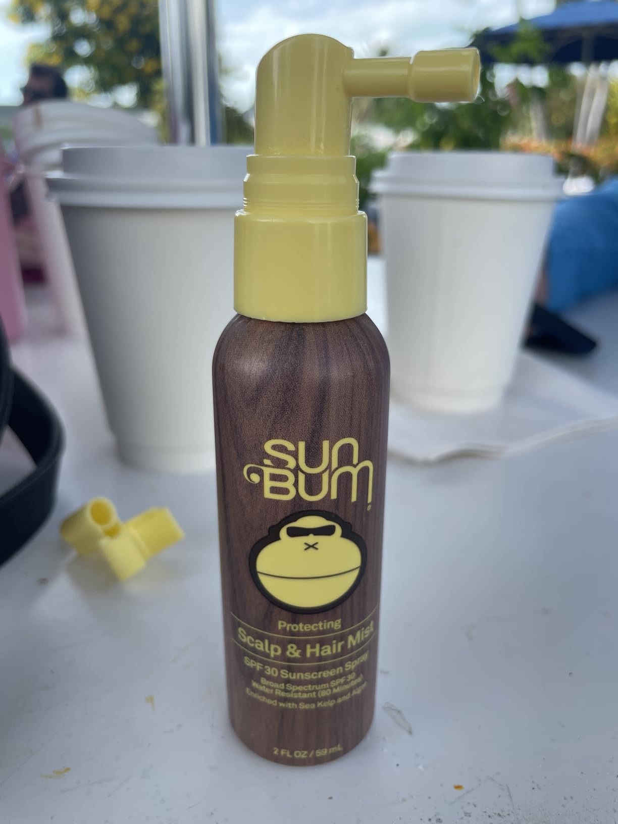 Sun Bum Original SPF 30 Sunscreen Scalp and Hair Mist - Hawaii Act 104 Compliant (Octinoxate & Oxybenzone) - Vegan - Broad Spectrum UVA/UVB Sunscreen Spray with Vitamin E - 2 oz customer photo 1