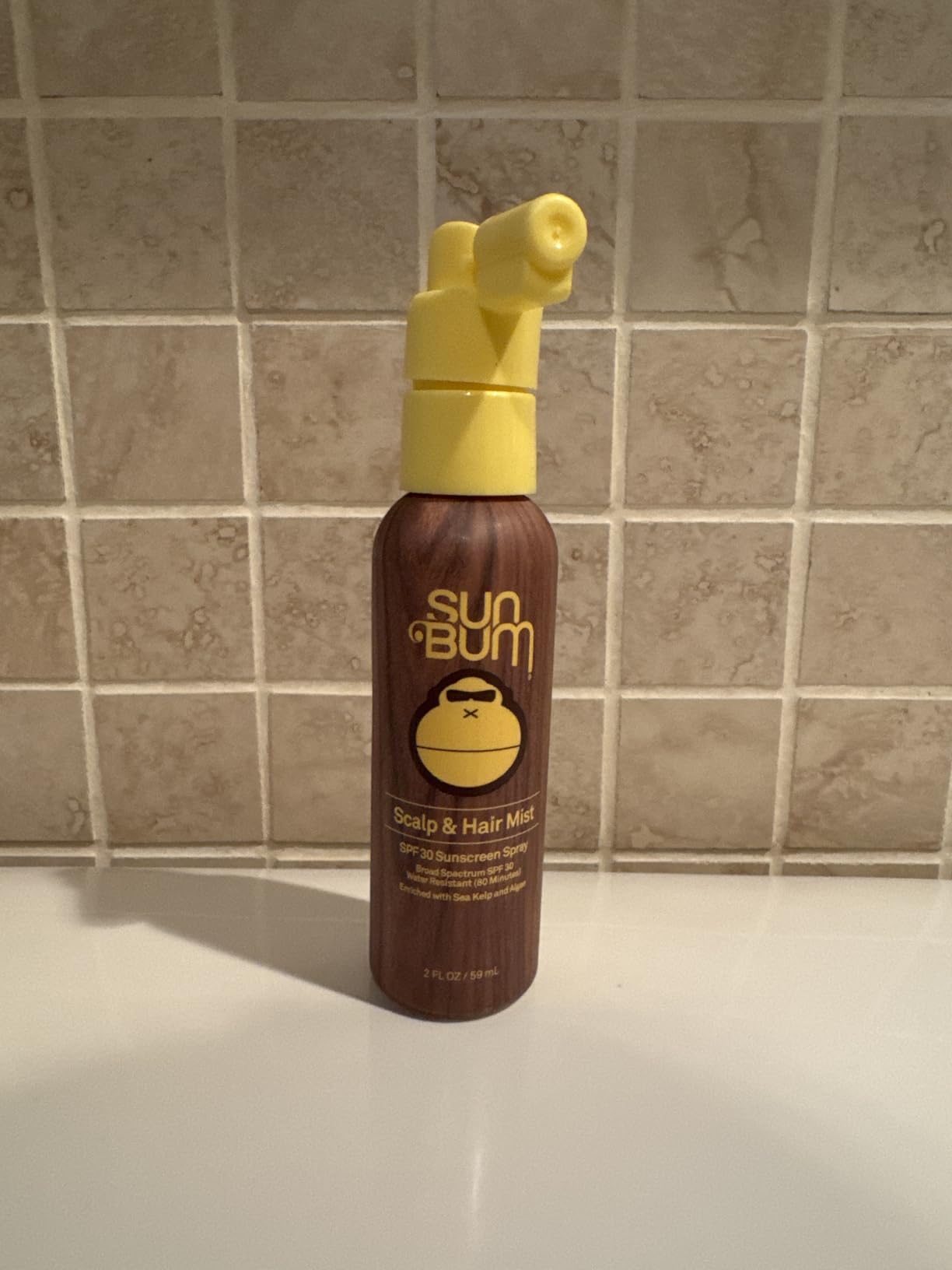 Sun Bum Original SPF 30 Sunscreen Scalp and Hair Mist - Hawaii Act 104 Compliant (Octinoxate & Oxybenzone) - Vegan - Broad Spectrum UVA/UVB Sunscreen Spray with Vitamin E - 2 oz customer photo 2