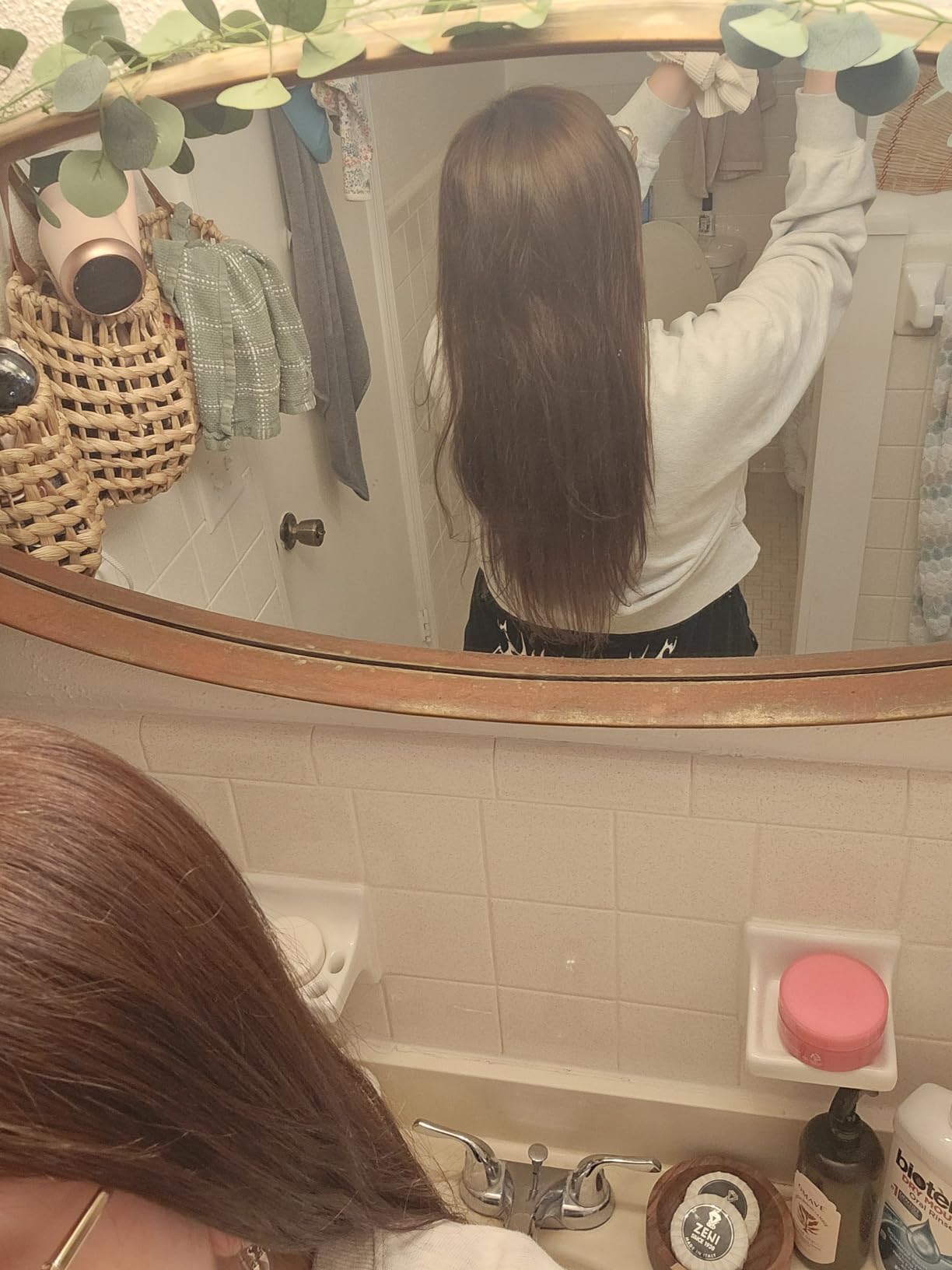 KATIVA Brazilian Keratin Treatment Kit at home Formaldehyde Free Hair Straightening with Hyaluronic Acid, Up to 12 Weeks Frizz Control for Curly, Wavy, Frizzy Hair (Straightening Kit) customer photo 1