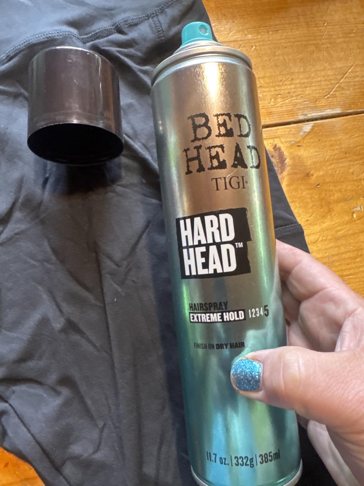 TIGI Bed Head Hard Head Hair Spray - Extra Strong Hold for All Day Style and All Hair Types, 11.7 oz customer photo 1