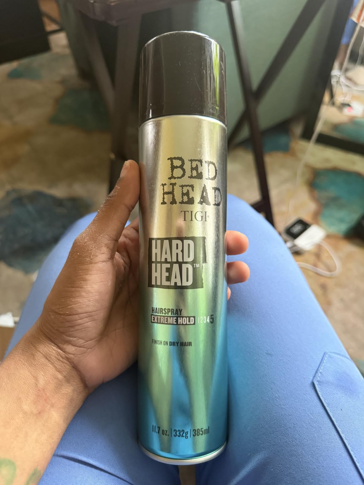 TIGI Bed Head Hard Head Hair Spray - Extra Strong Hold for All Day Style and All Hair Types, 11.7 oz customer photo 2