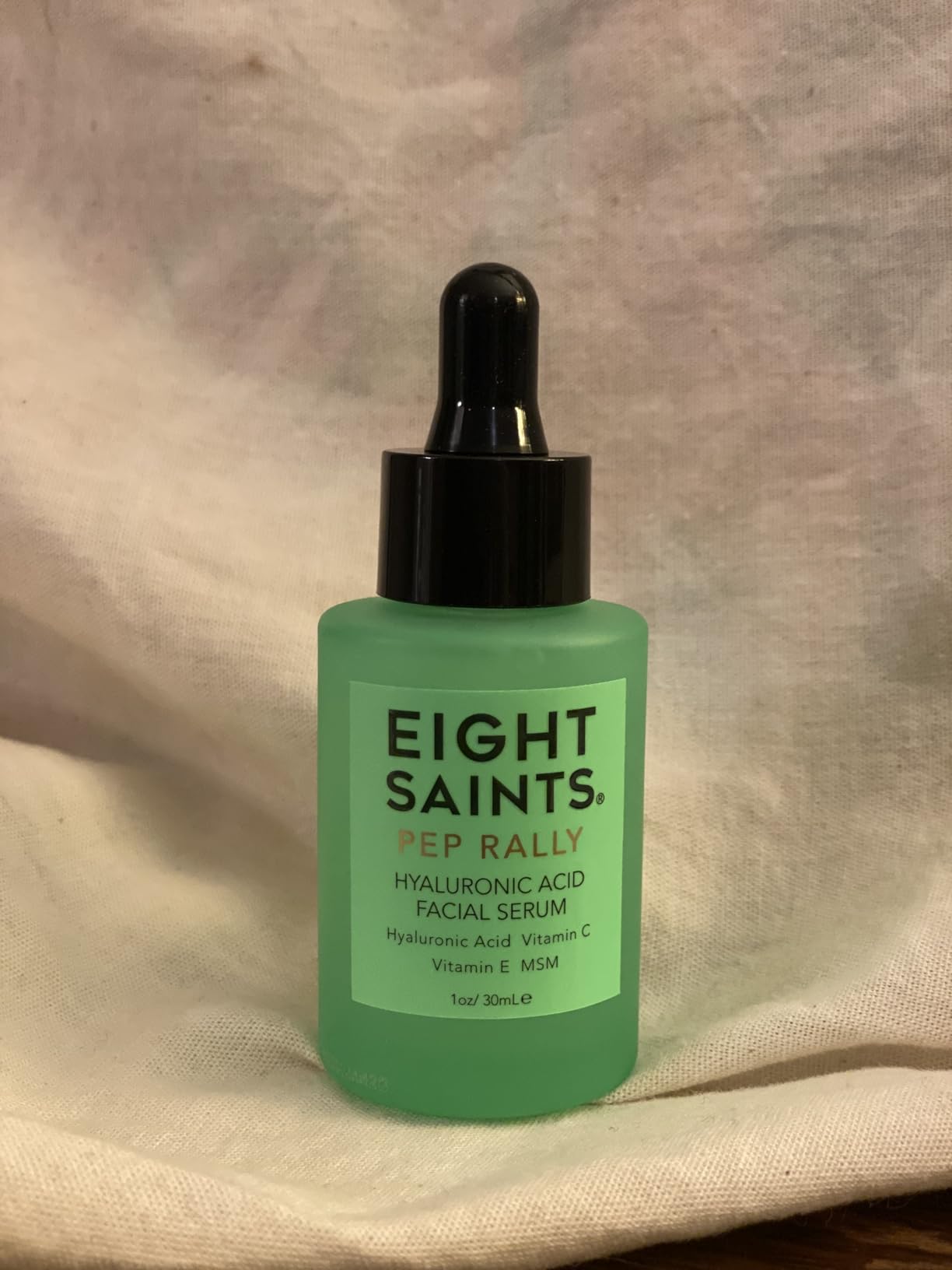 Eight Saints Skincare Pure Hyaluronic Acid Serum for Face Plumping, Vitamin C Face Serum with Vitamin E for Fine Lines, Reduces Wrinkles, Firming, Hydrating, Anti-Aging, 1 oz customer photo 2