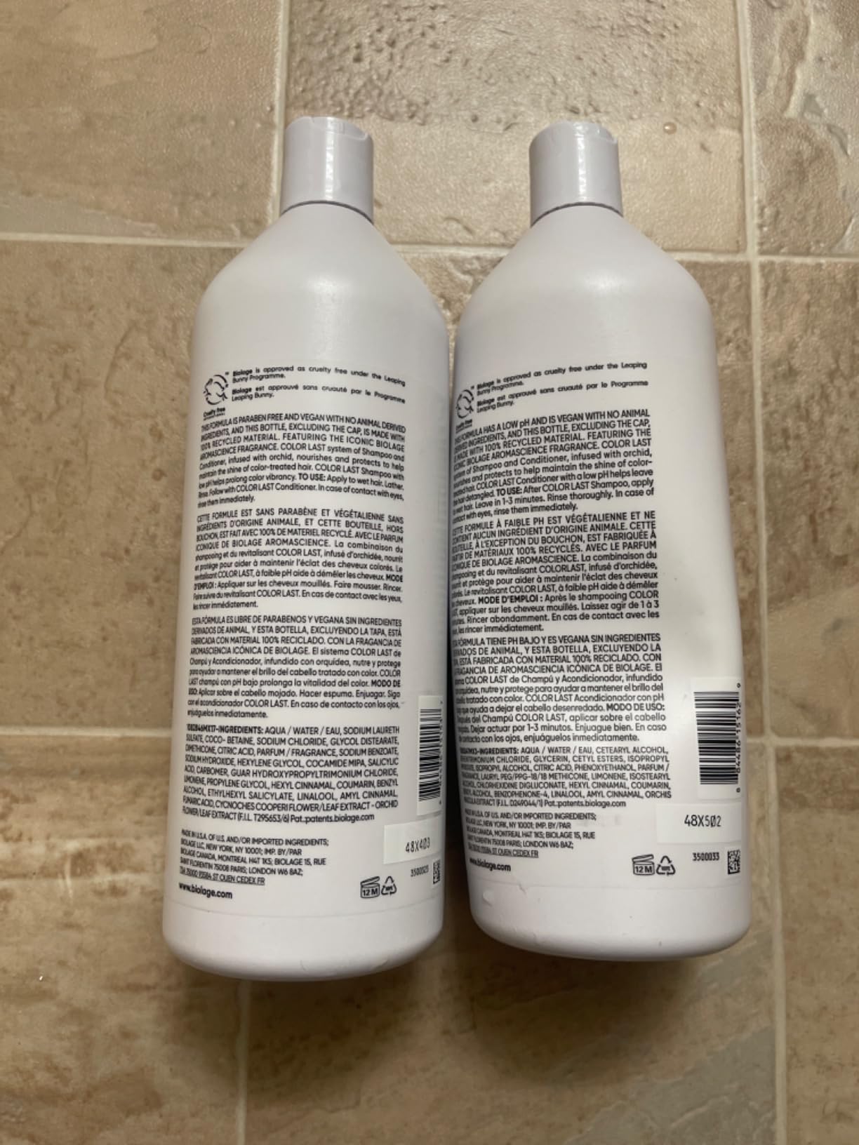 Biolage Color Last Shampoo & Conditioner Set - For Color-Treated Hair | Vegan, paraben-free, silicone-free, protects, maintains, hydrates, adds shine and vibrancy customer photo 2