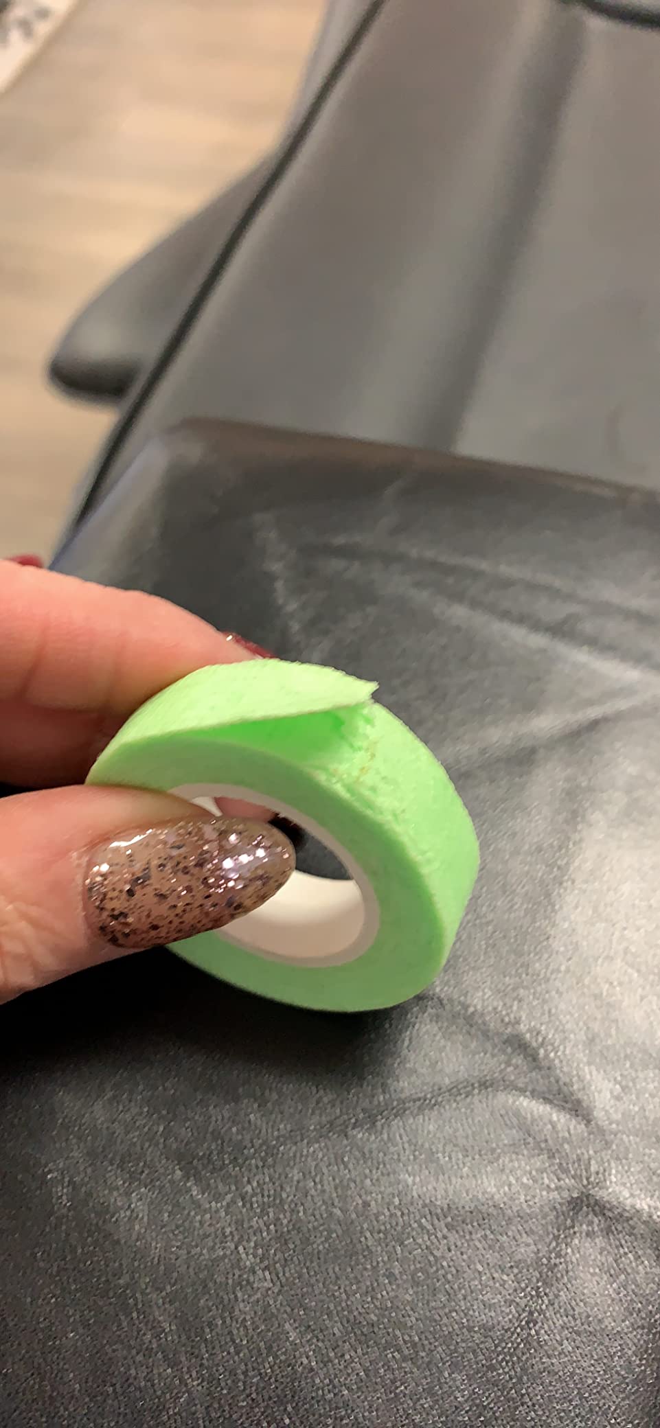 Maitys Eyelash Extension Tape - Breathable Adhesive Lash Tape Non-Woven Fabric with Heart-Shaped Tape Dispenser Cutter, 0.5 Inch Wide, 10 Yards Long Each (Pink, Purple, Green) customer photo 1