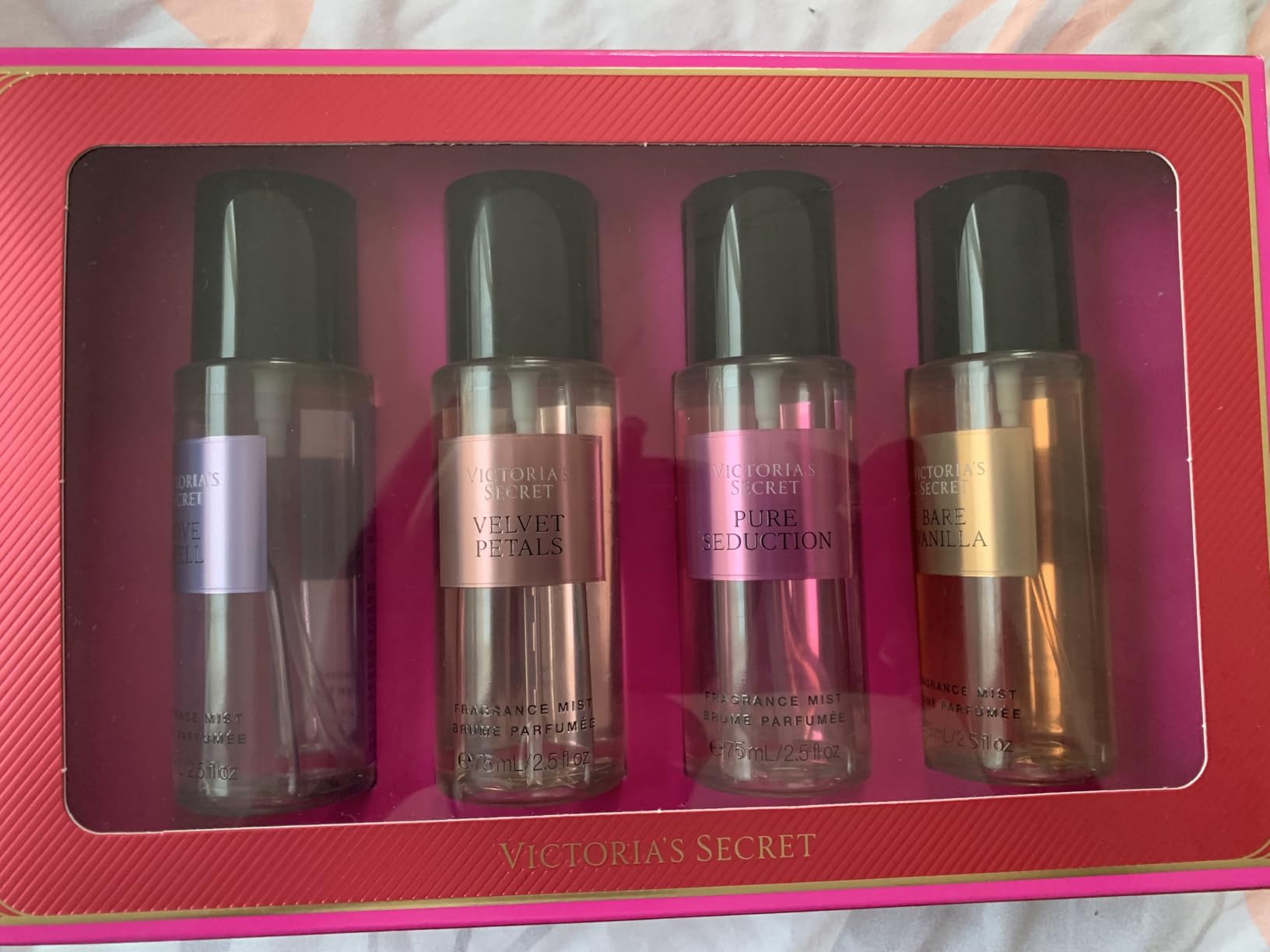 Victoria's Secret Fragrance Mist Collection 4 Piece Mini Mist Gift Set, Assorted Scents, Gift Set for Women customer photo 1