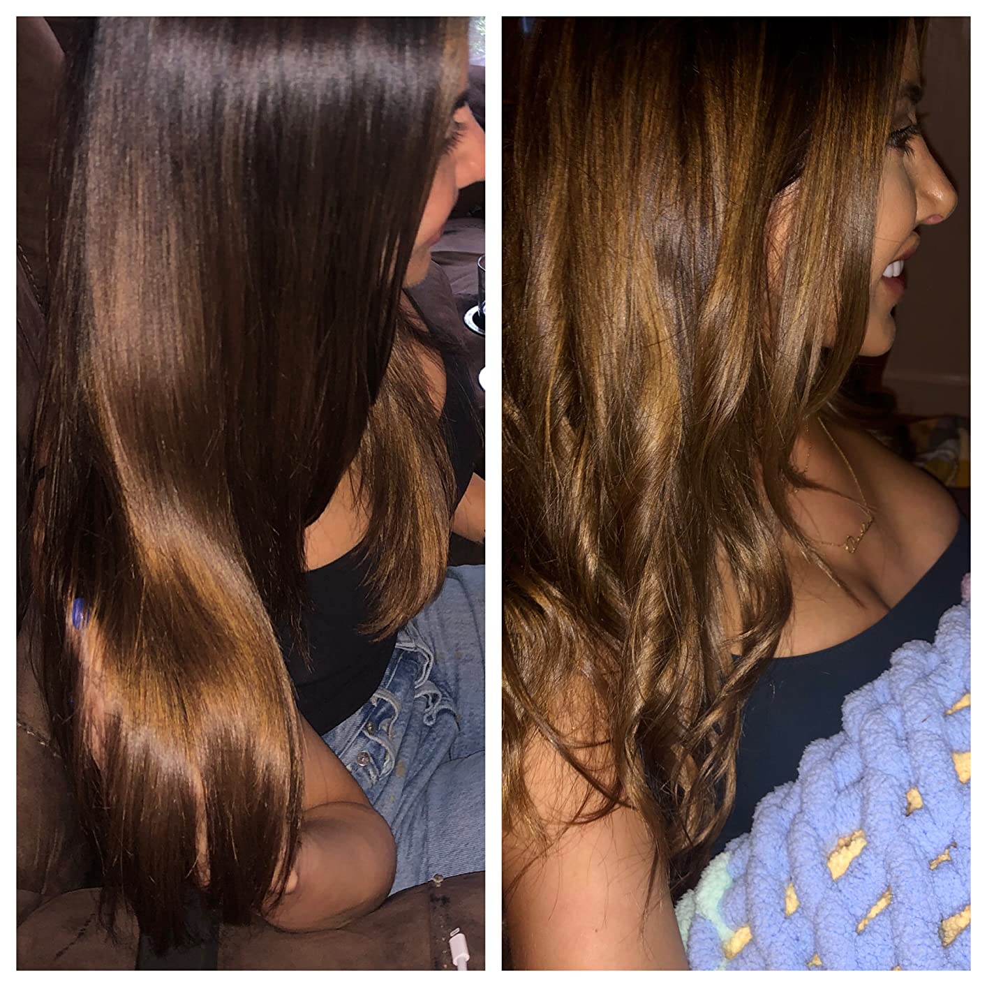 Hair Lightener for Dark Hair - Natural Highlights Without Foils or Ammonia - Sun-Activated Gradual Lightening Spray for Brown to Black Hair with Chamomile - 3.38 Fl Oz customer photo 1