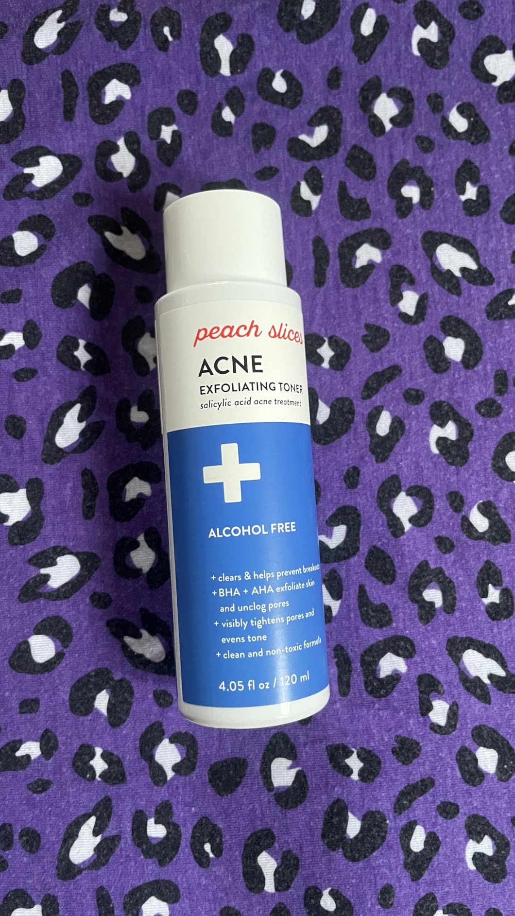 Peach Slices - Acne Exfoliating Toner (4.05 oz) - 2% Salicylic Acid Acne Treatment - Clear & Prevent Breakouts - Lactic & Glycolic Acid - Cucumber - Vegan, Cruelty Free, Korean Skin Care & Beauty customer photo 2