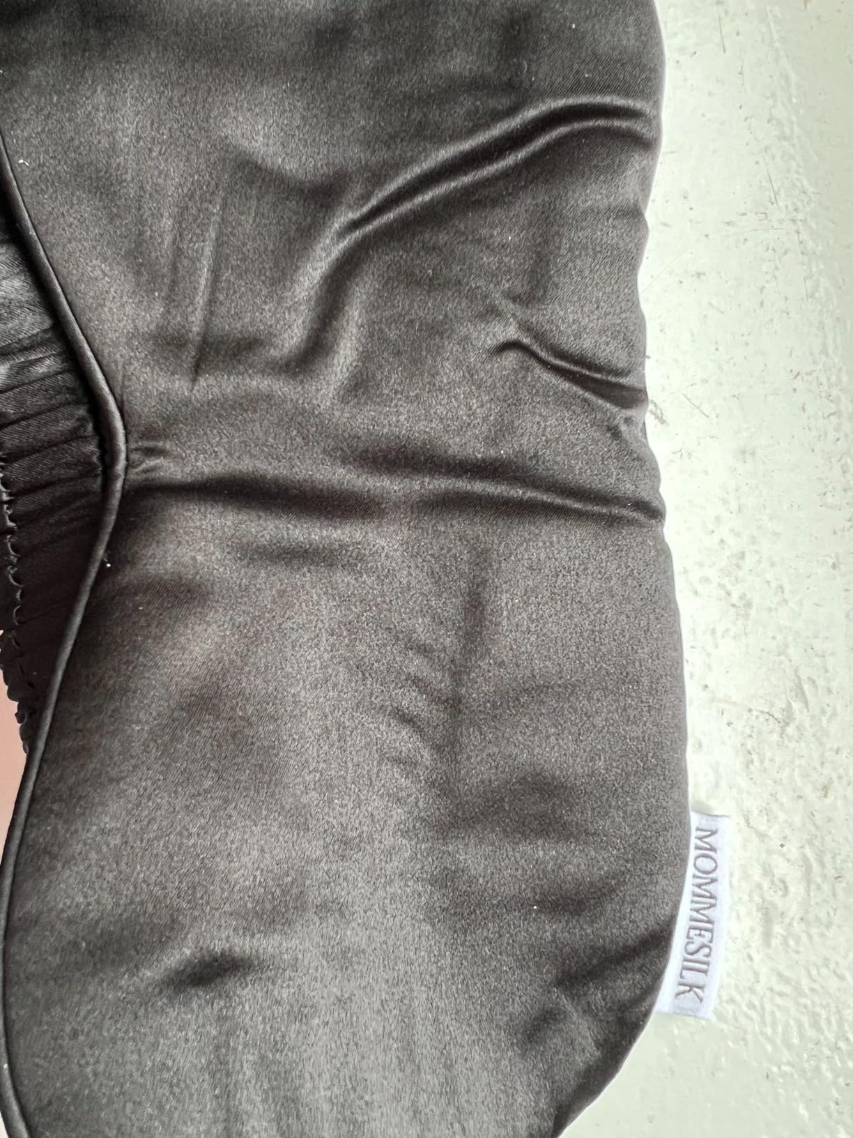 Slip Silk Contour Sleep Mask, Black - lash-friendly Design, Blocks Light | 100% Mulberry Silk | Contoured Fit | Elastic Strap | Protect your lashes, get your beauty sleep. customer photo 2