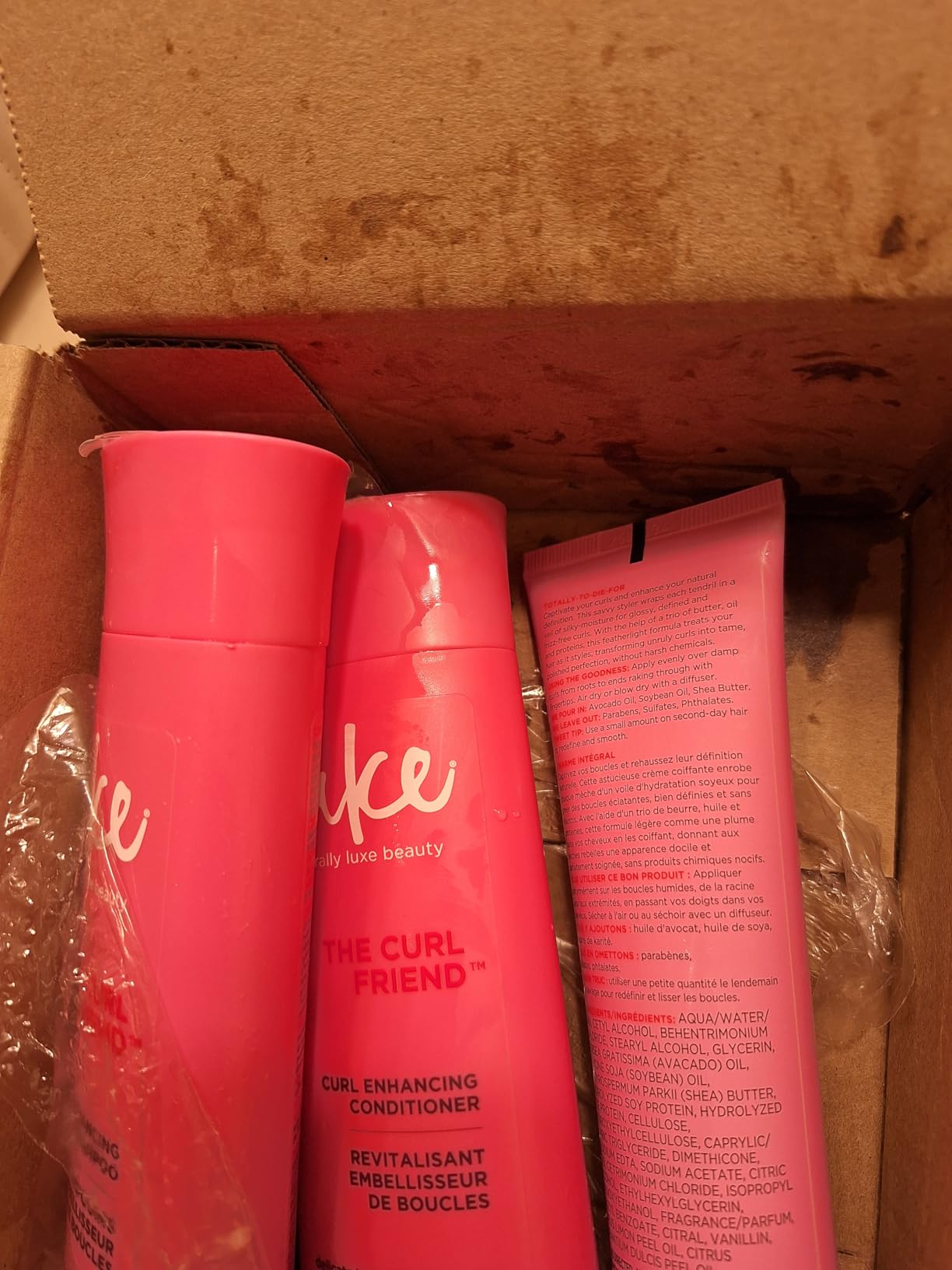 Cake Beauty Curl Friend Curl Defining Shampoo, Conditioner & Cream Set - Avocado & Argan Oil Curly Hair Products - Anti-Frizz, Cruelty Free & Vegan Gift Set customer photo 2