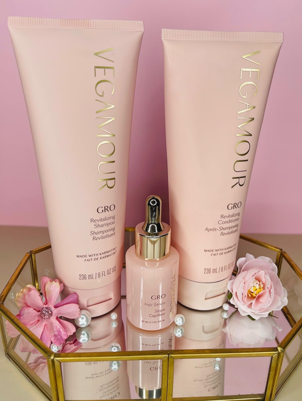Vegamour GRO Revitalizing Conditioner, Karmatin Peptide & Marula Oil | Strengthens Strands, Reduces Breakage, Lightweight, Vegan & Cruelty-Free customer photo 1