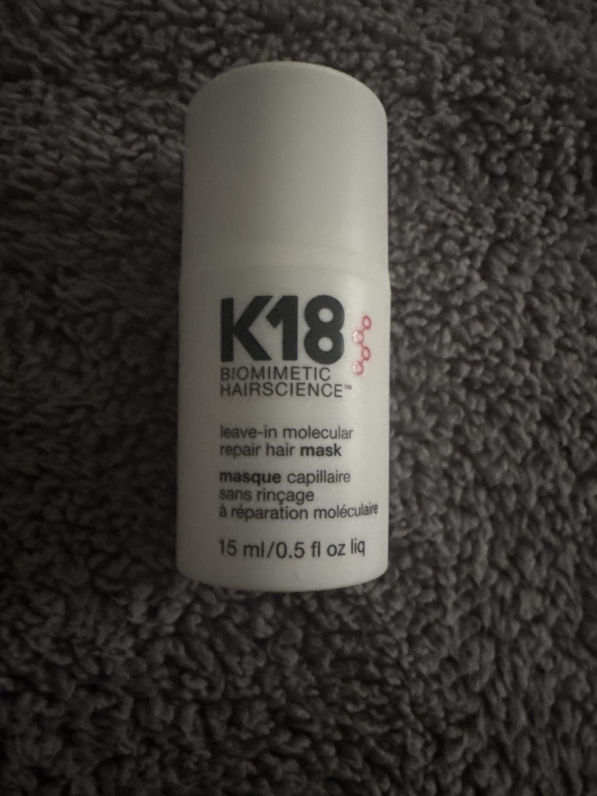 K18 Leave-In Molecular Repair Hair Mask, Patented, Lasting Repair For Dry, Frizzy, Damaged Hair, Reverse Damage In 4 Minutes From Bleach, Color, Chemical Services + Heat customer photo 1