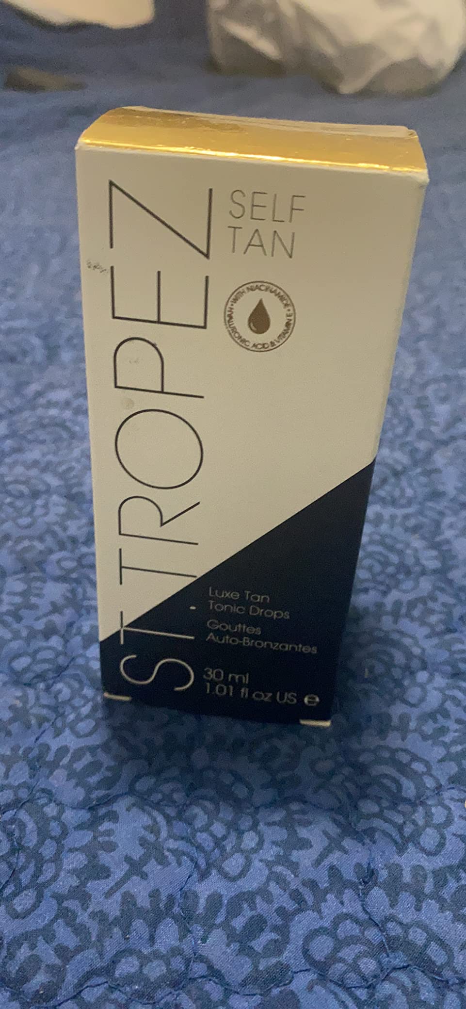 St.Tropez Luxe Tan Tonic Glow Drops, 5-in-1 Face Self Tanning Drops, Niacinamide, Hyaluronic Acid, Vitamin C & E, Vegan, Natural & Cruelty Free, 1 Fl Oz customer photo 1