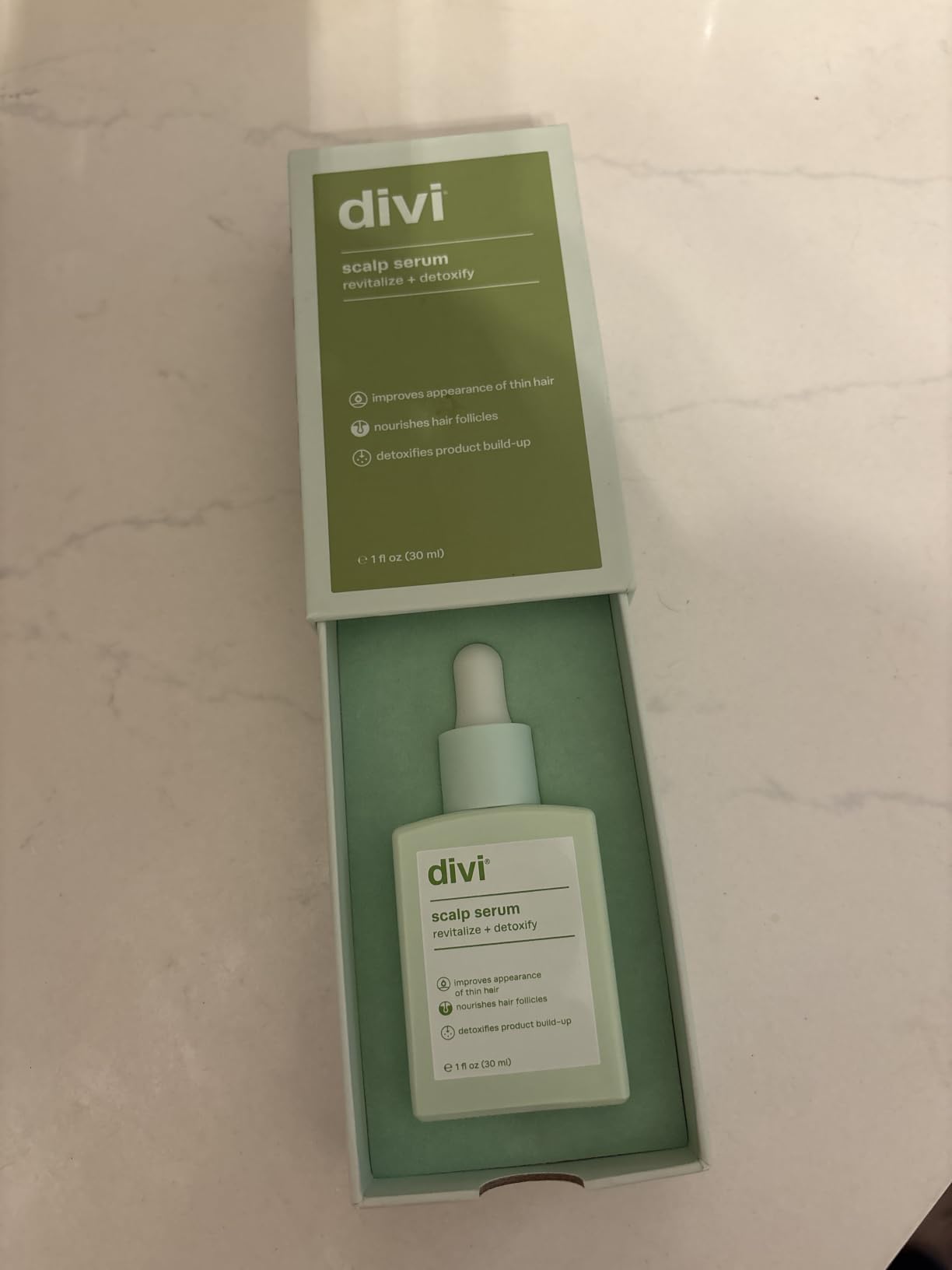 Divi Scalp Serum | To Promote Fuller-Looking Hair with Peptides | 30ml customer photo 1